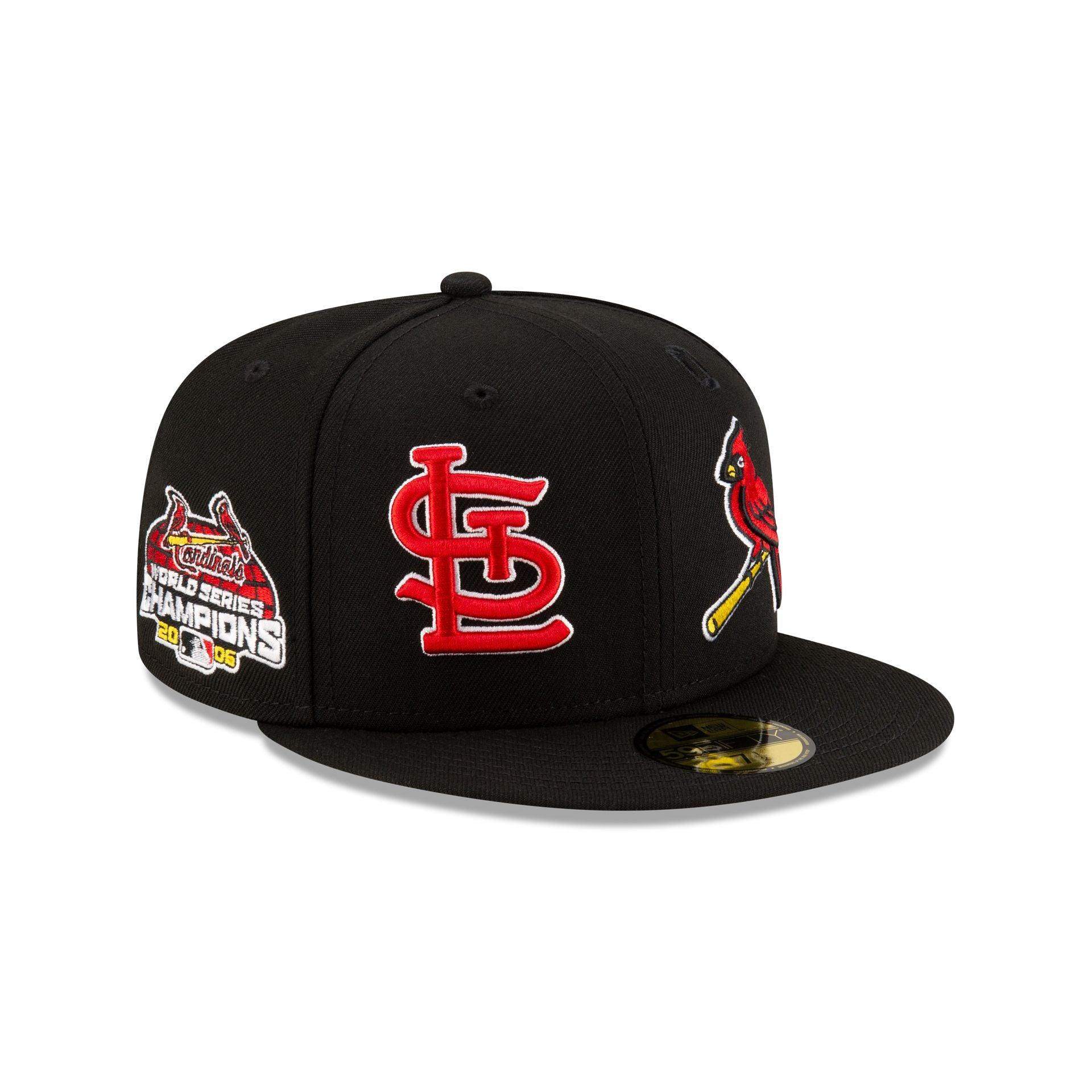 Jayson Tatum x St. Louis Cardinals Black 59FIFTY Fitted Hat Male Product Image