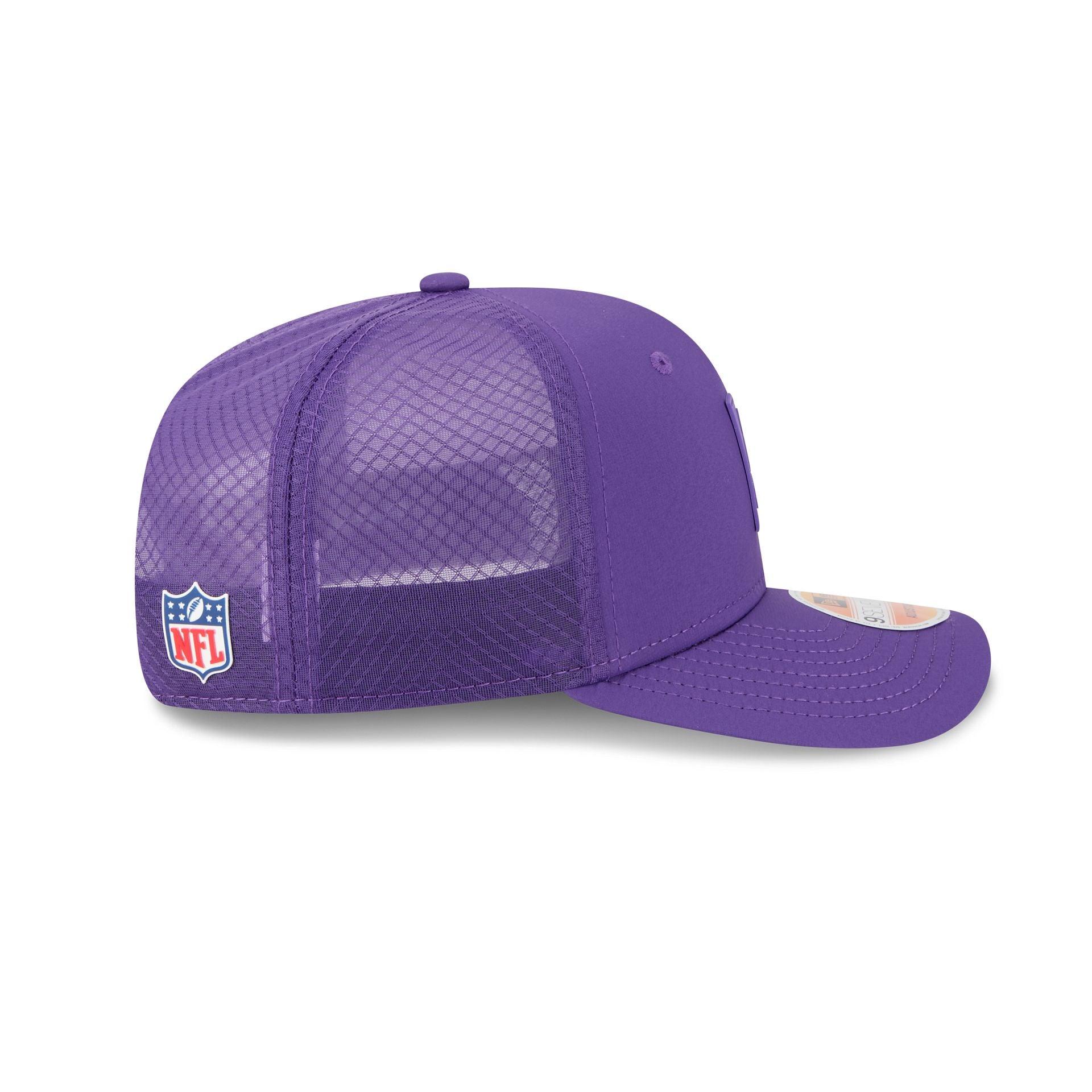 Minnesota Vikings 2025 Sideline Hot Weather 9SEVENTY Trucker Hat Male Product Image