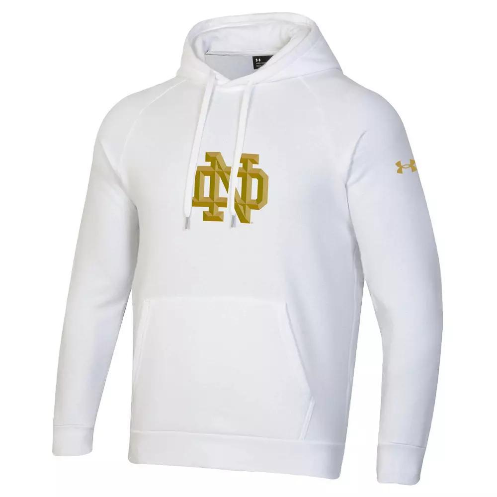 Mens Under Armour Notre Dame Fighting Irish 2024 Shamrock Series Rival Fleece Pullover Hoodie Product Image