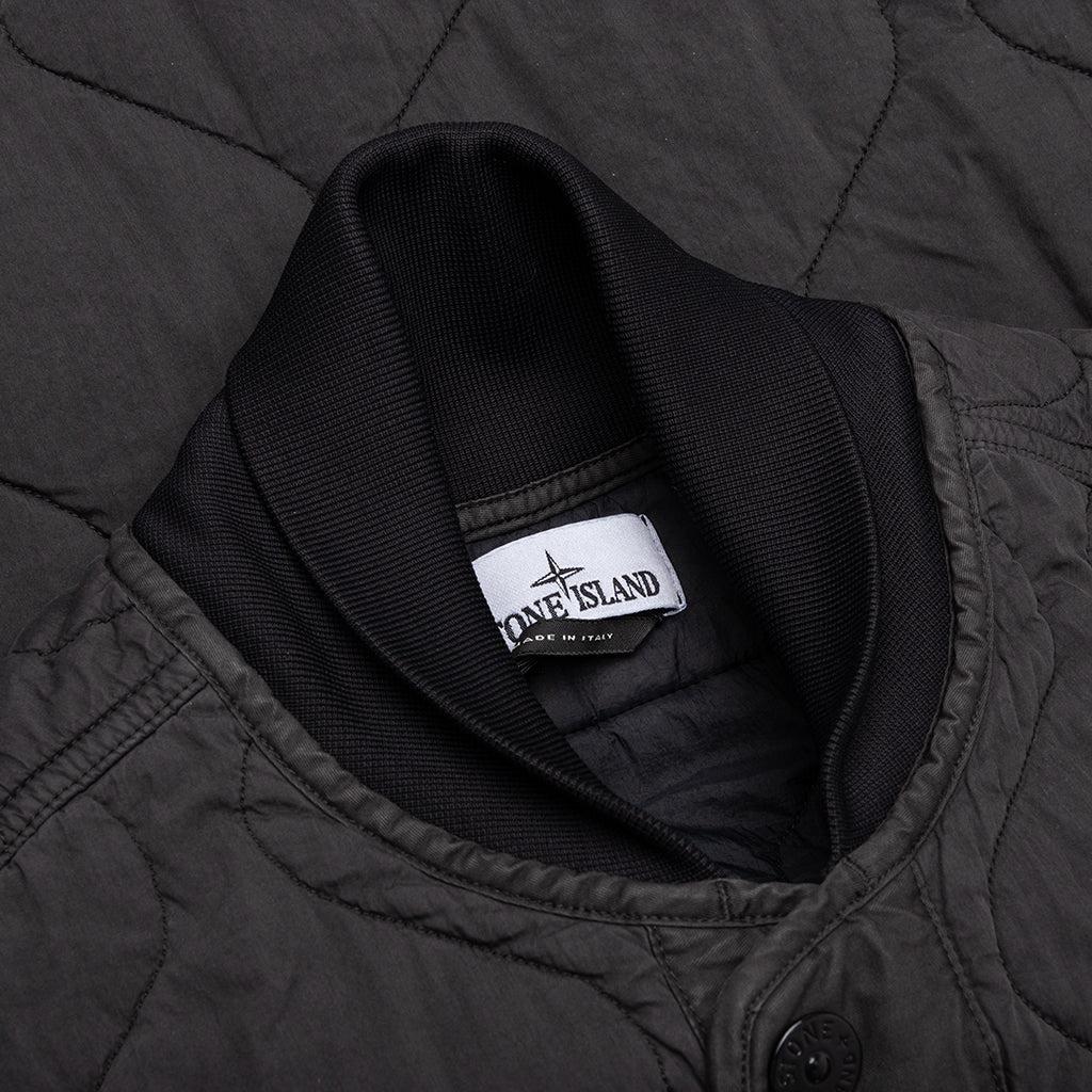 Quilted Nylon Vest - Lead Grey Male Product Image