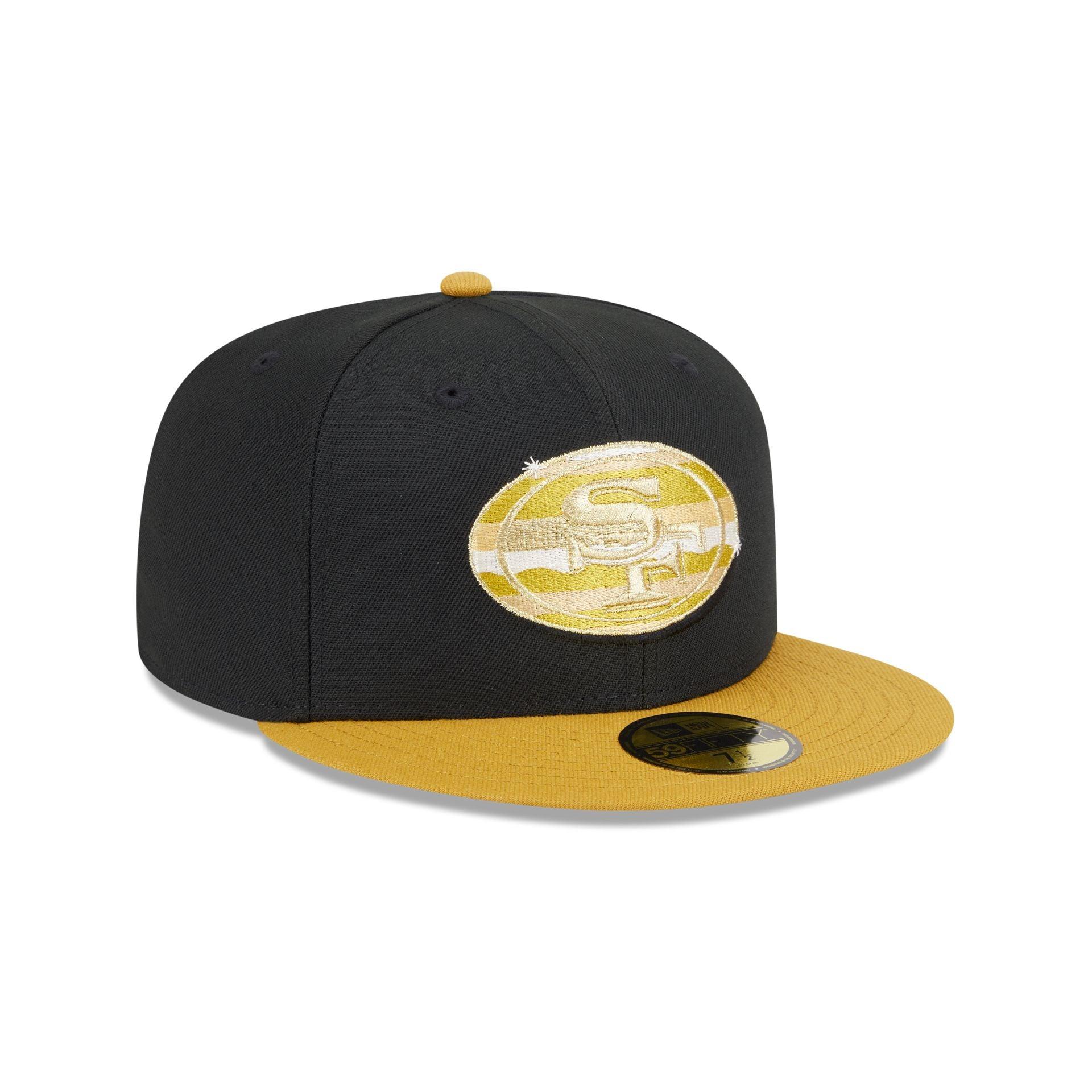 San Francisco 49ers Metallic Gold Logo 59FIFTY Fitted Hat Male Product Image