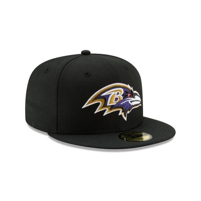 Baltimore Ravens Black 59FIFTY Fitted Hat Male Product Image