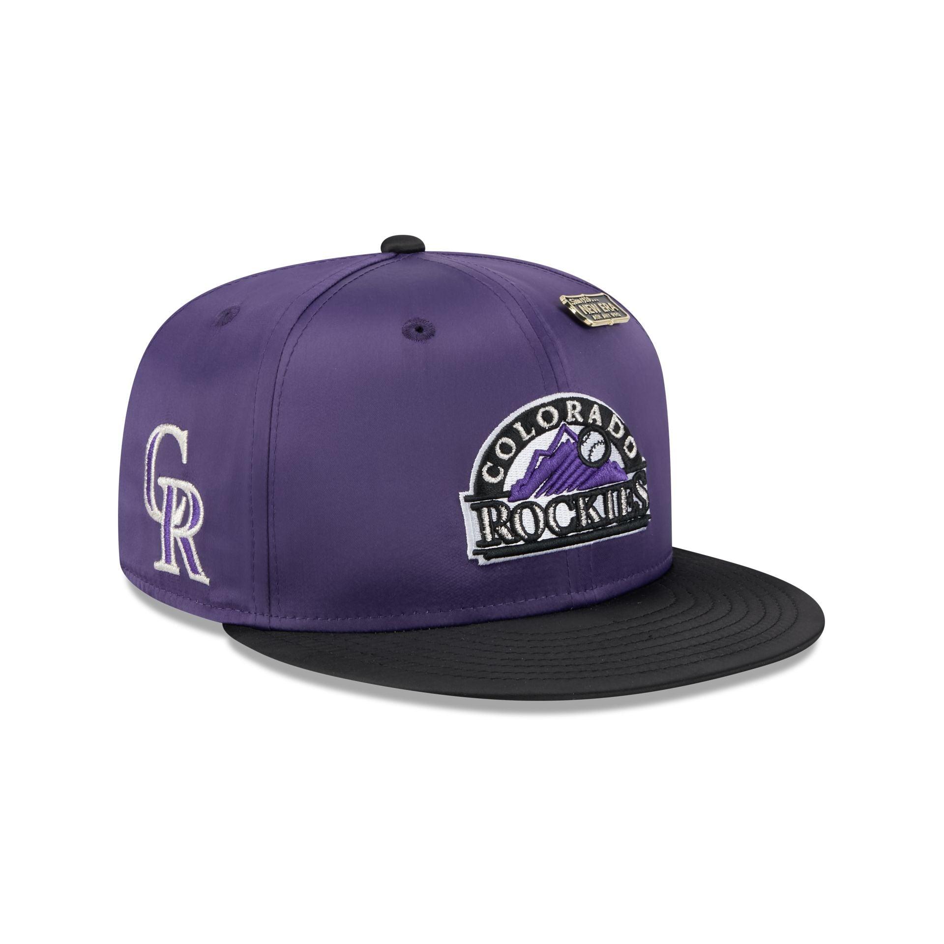 Colorado Rockies Spring Satin 59FIFTY Fitted Hat Male Product Image