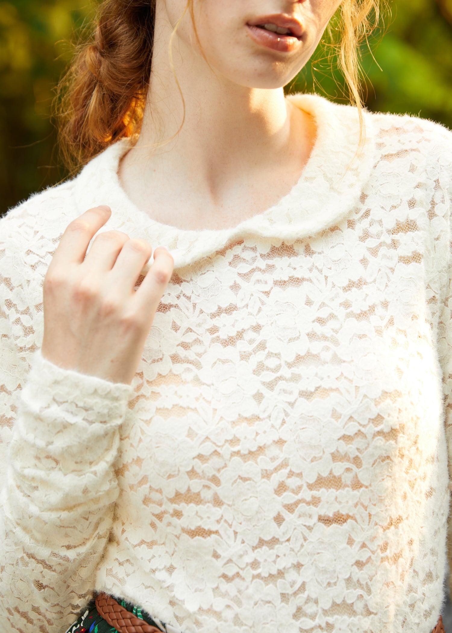 Sweep Me Off My Feet Peter Pan Collar Tee Product Image