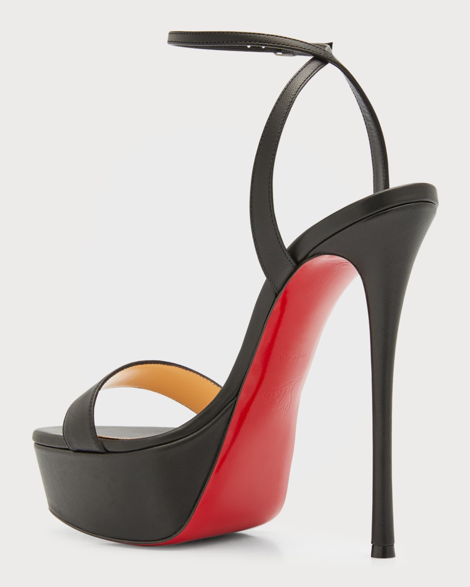 Loubi Queen Red Sole Platform Sandals Product Image