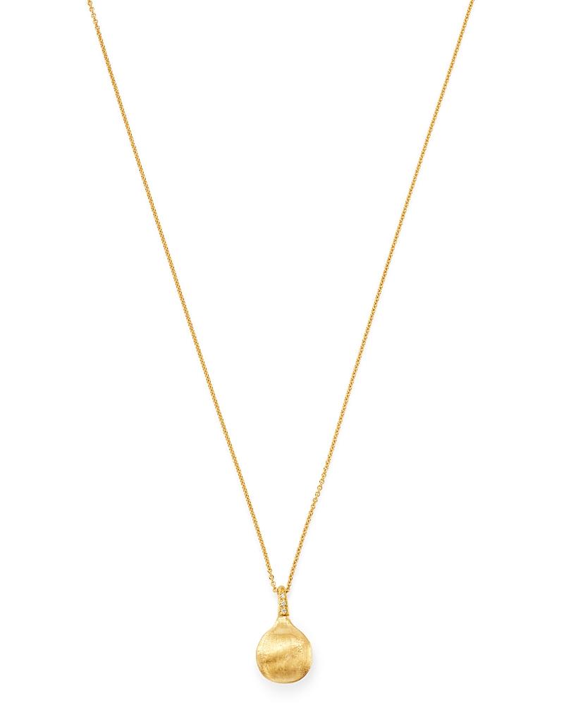 Womens Africa Boules 18K Yellow Gold & 0.03 TCW Diamond Pendant Necklace Product Image