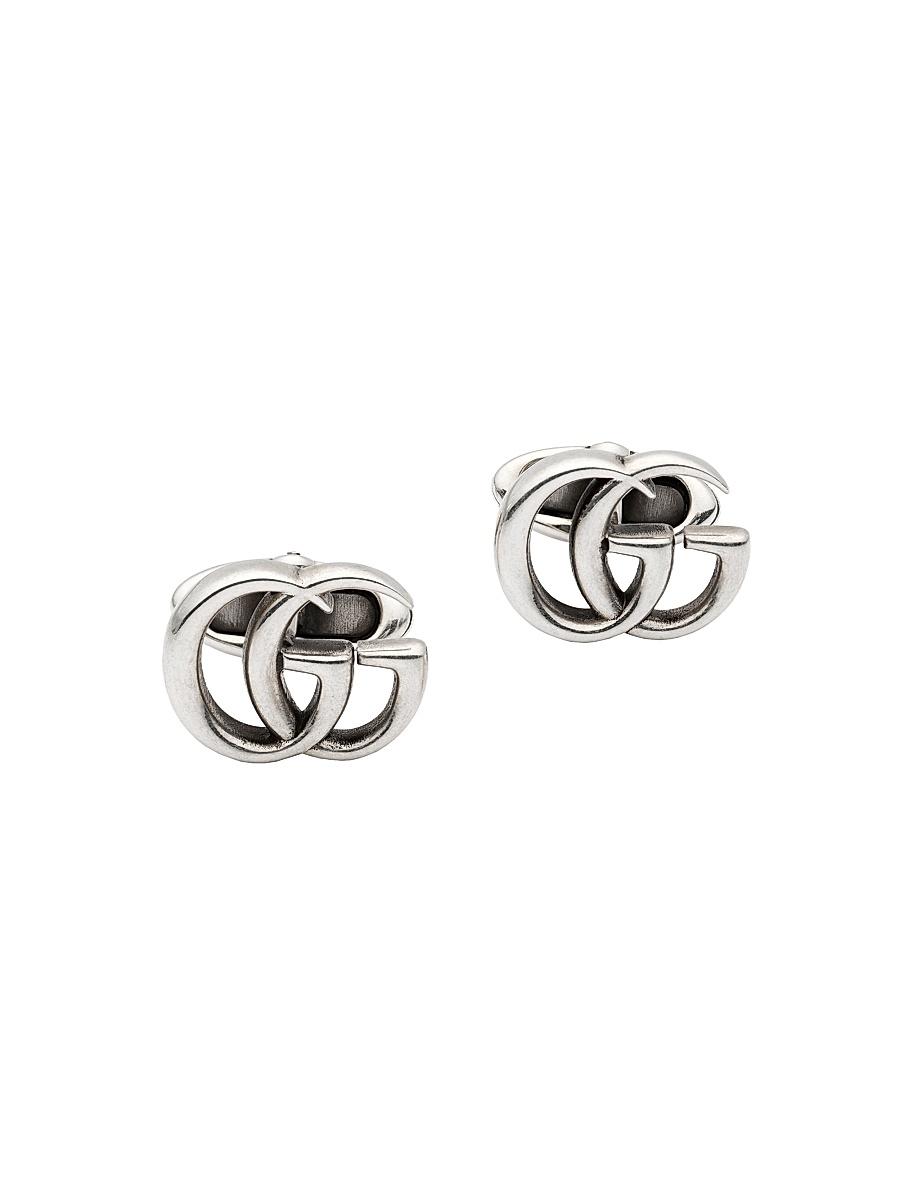 Mens GG Marmont 925 Sterling Silver Cufflinks Product Image