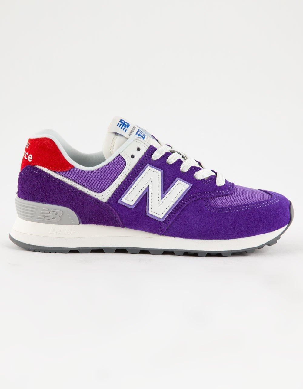 NEW BALANCE 574 Womens Shoes - BURGUNDY Product Image