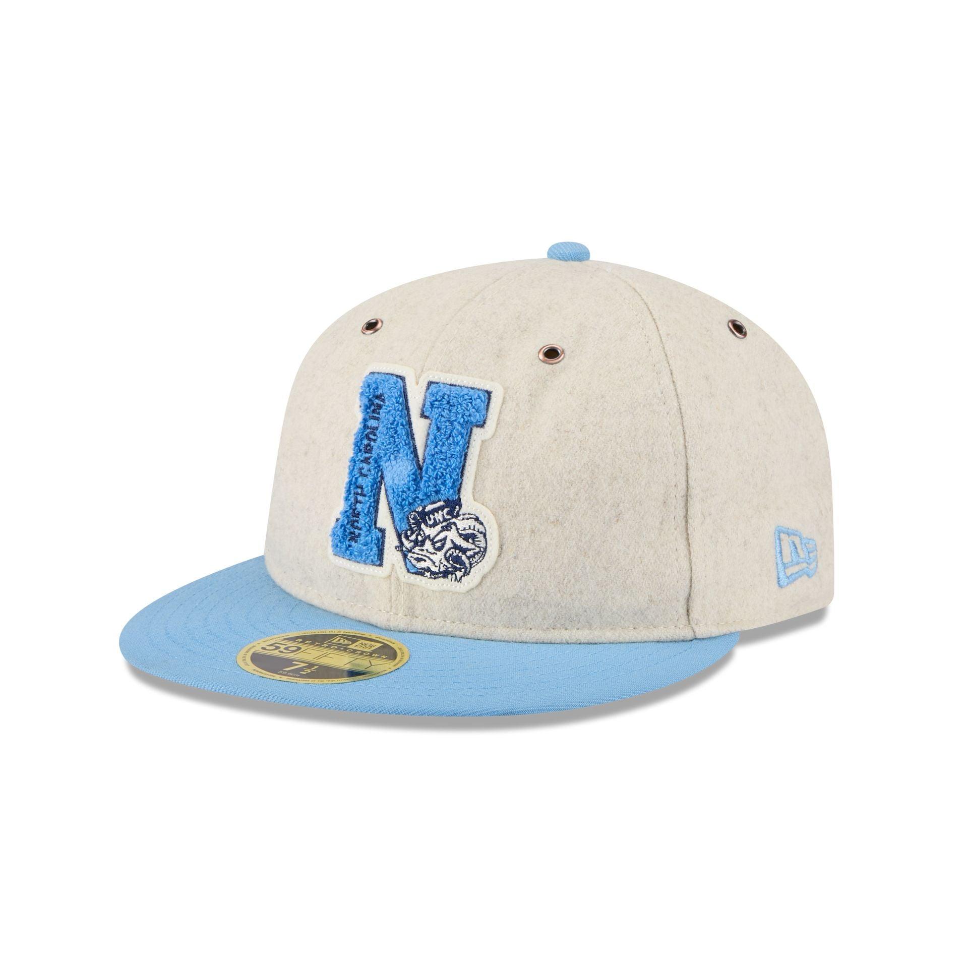North Carolina Tar Heels College Vault Wool Letterman Retro Crown 59FIFTY Fitted Hat Male Product Image