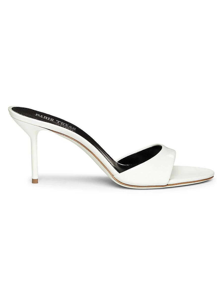 Womens Lidia Patent Leather Mules Product Image