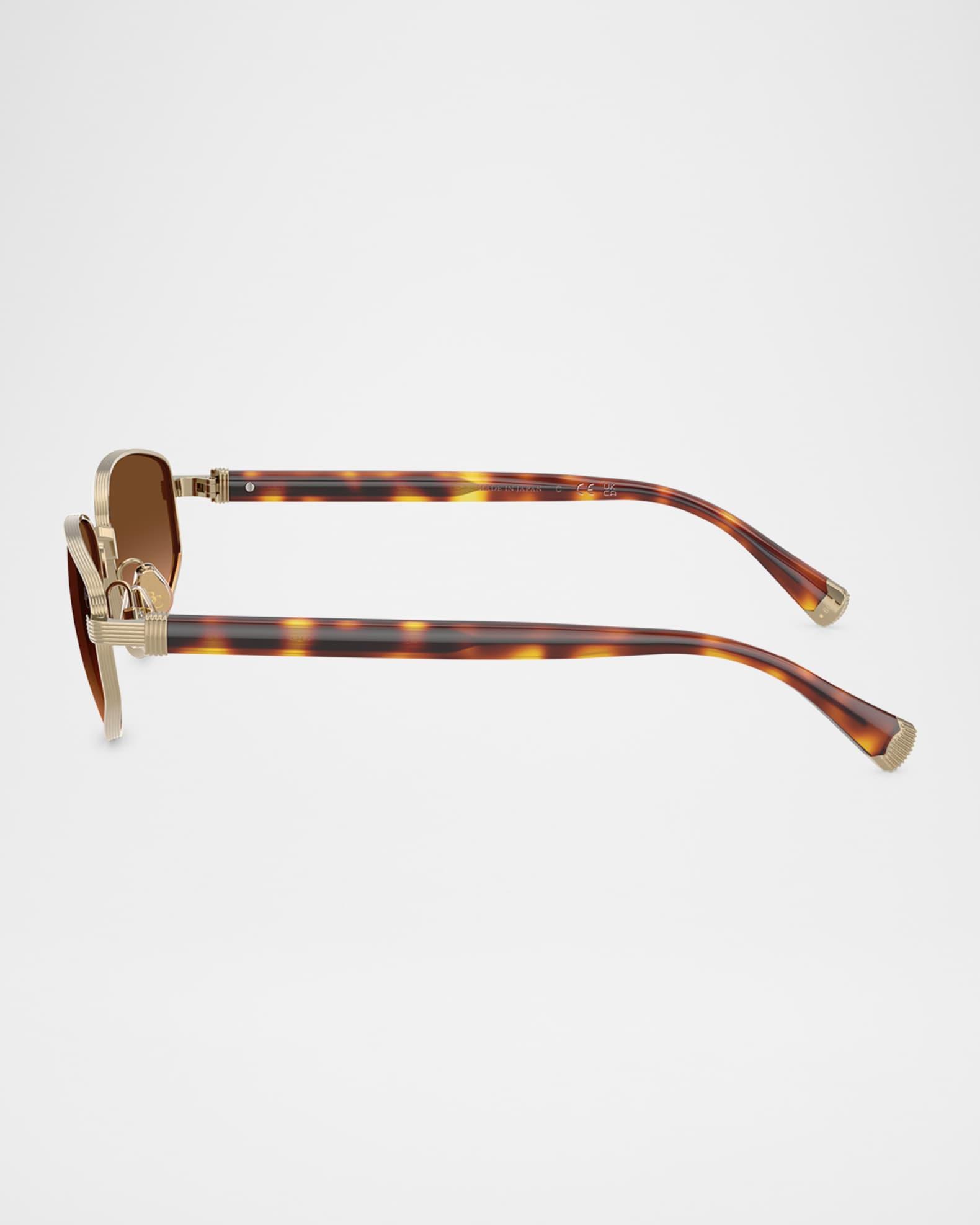 Titanium Oval Sunglasses Product Image