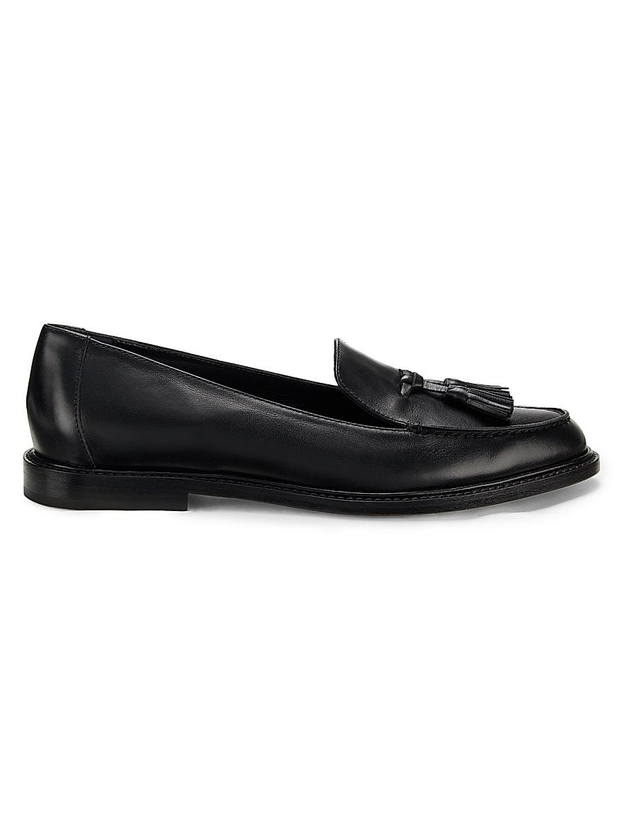 Womens Bucky Tassel Leather Loafers Product Image