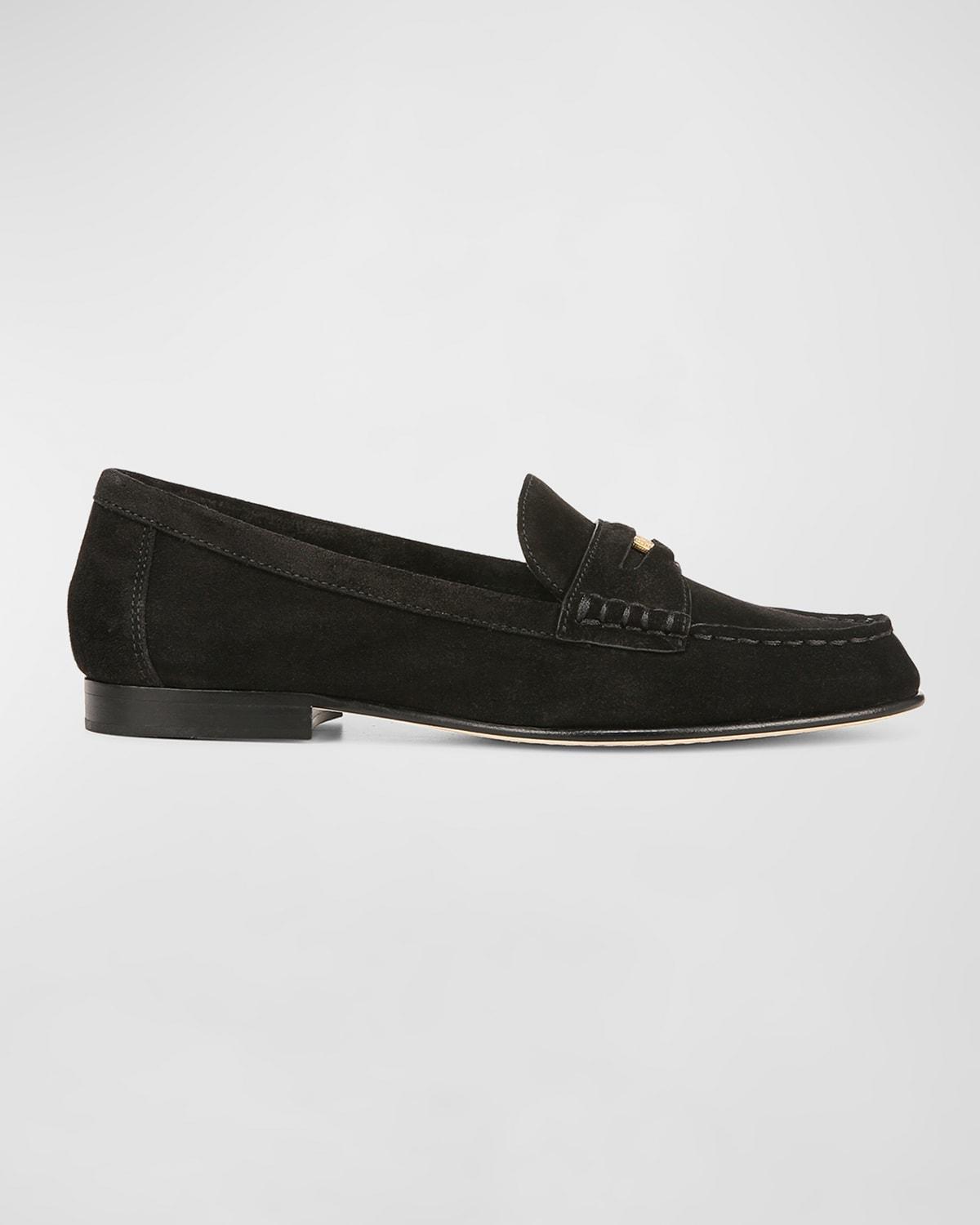 Womens Hazelwood Suede Penny Loafers Product Image