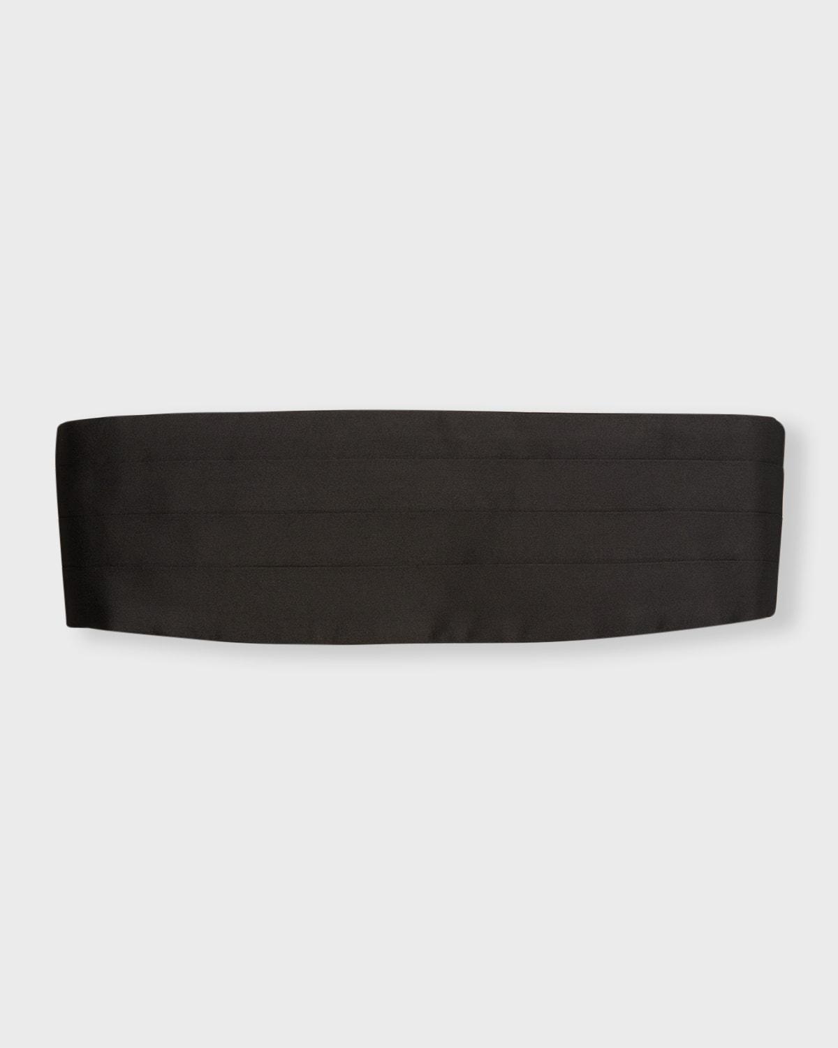 Mens Pleated Silk Cummerbund Product Image