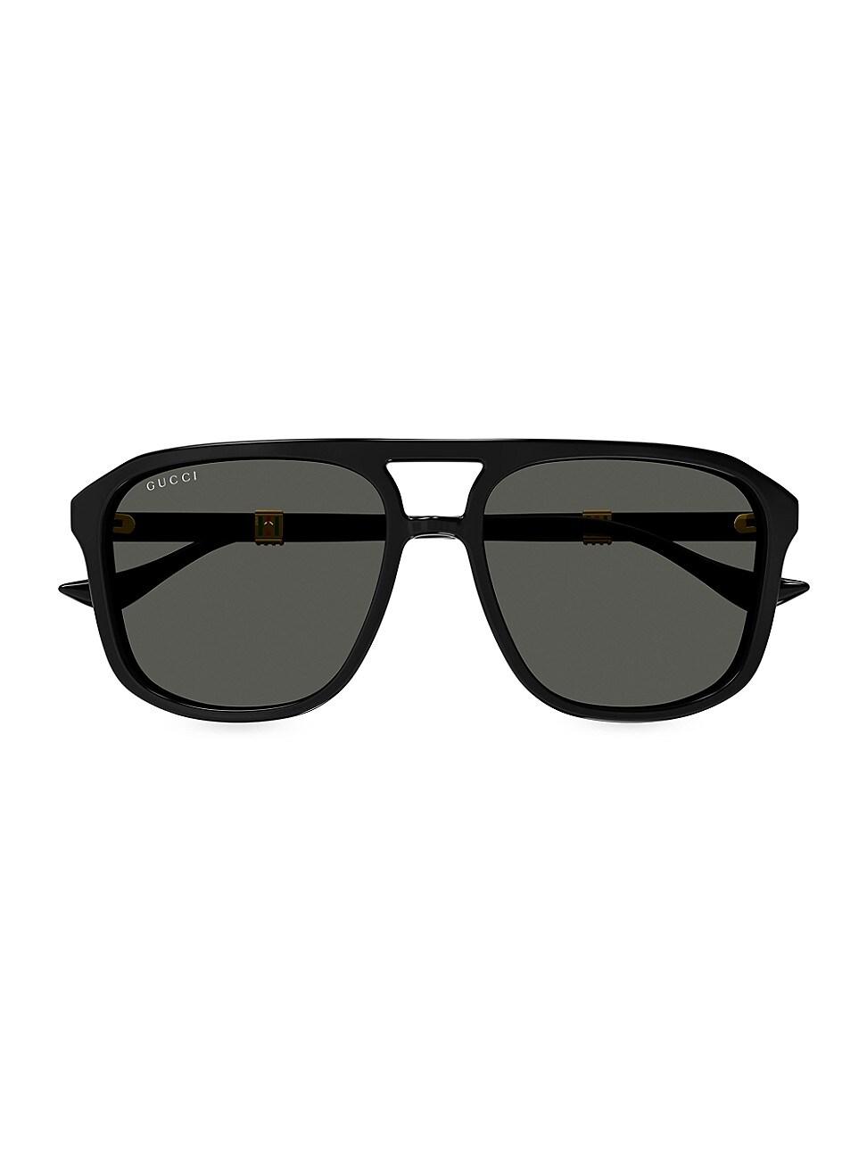 Mens Running Web GG1494S 57MM Navigator Sunglasses Product Image