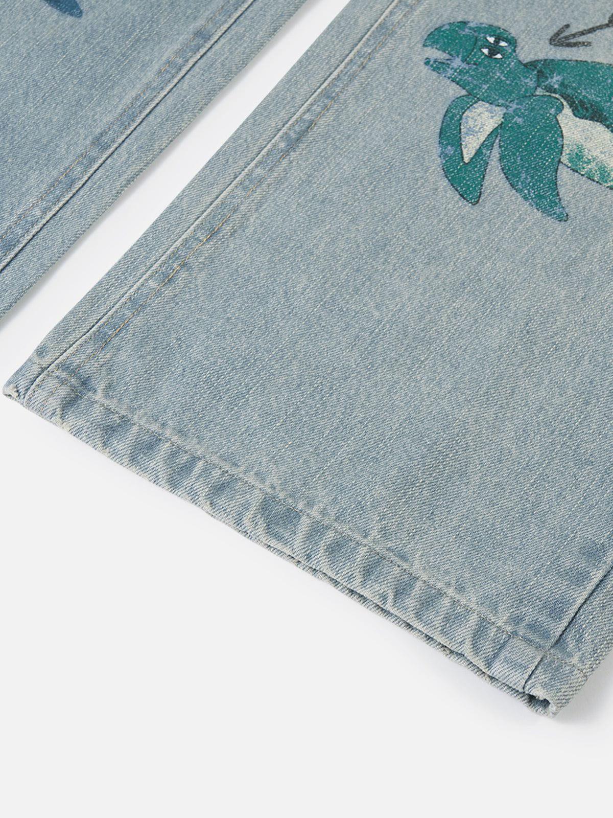 Aelfric Eden Animal Graphic Jeans Product Image