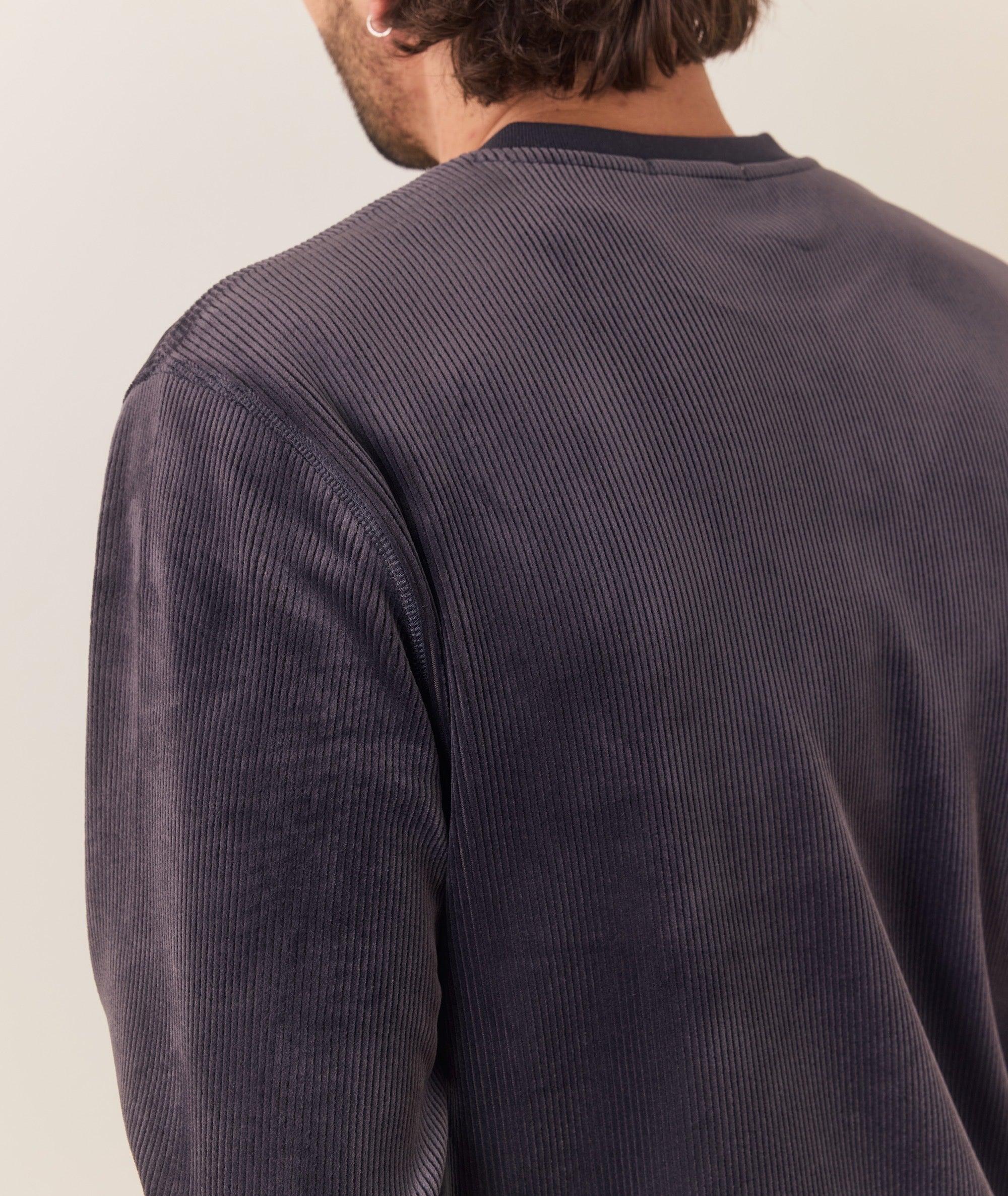 Cord Velour Henley Product Image