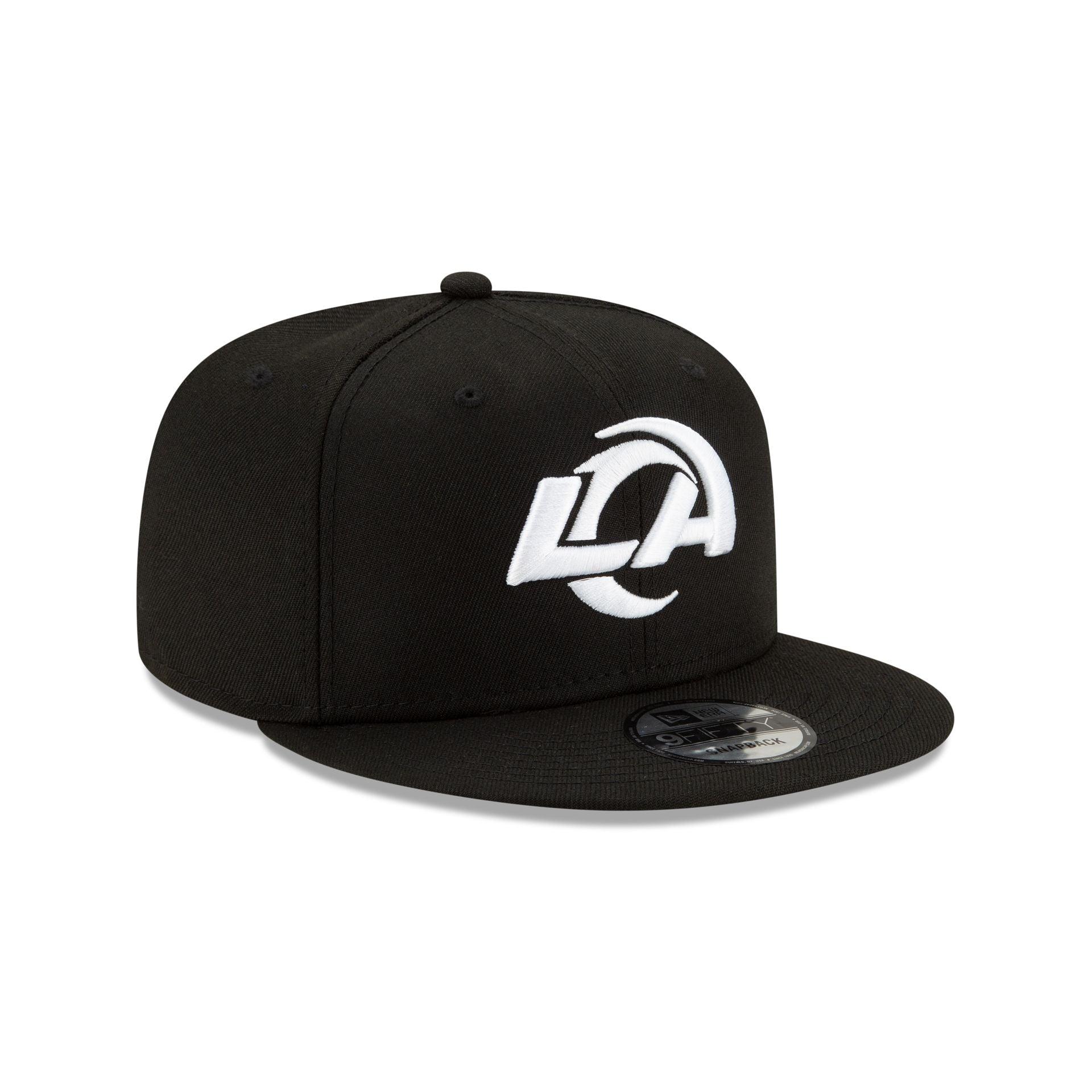 Los Angeles Rams Basic Black & White 9FIFTY Snapback Male Product Image