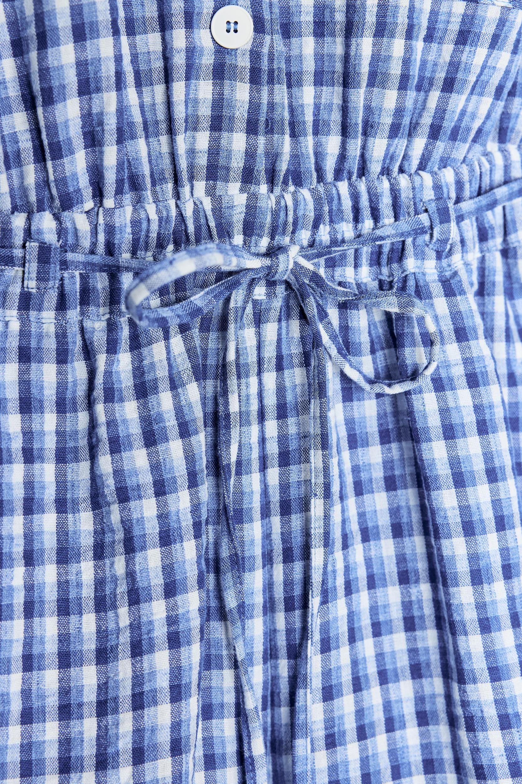 PLAID SHORT JUMPSUIT Product Image
