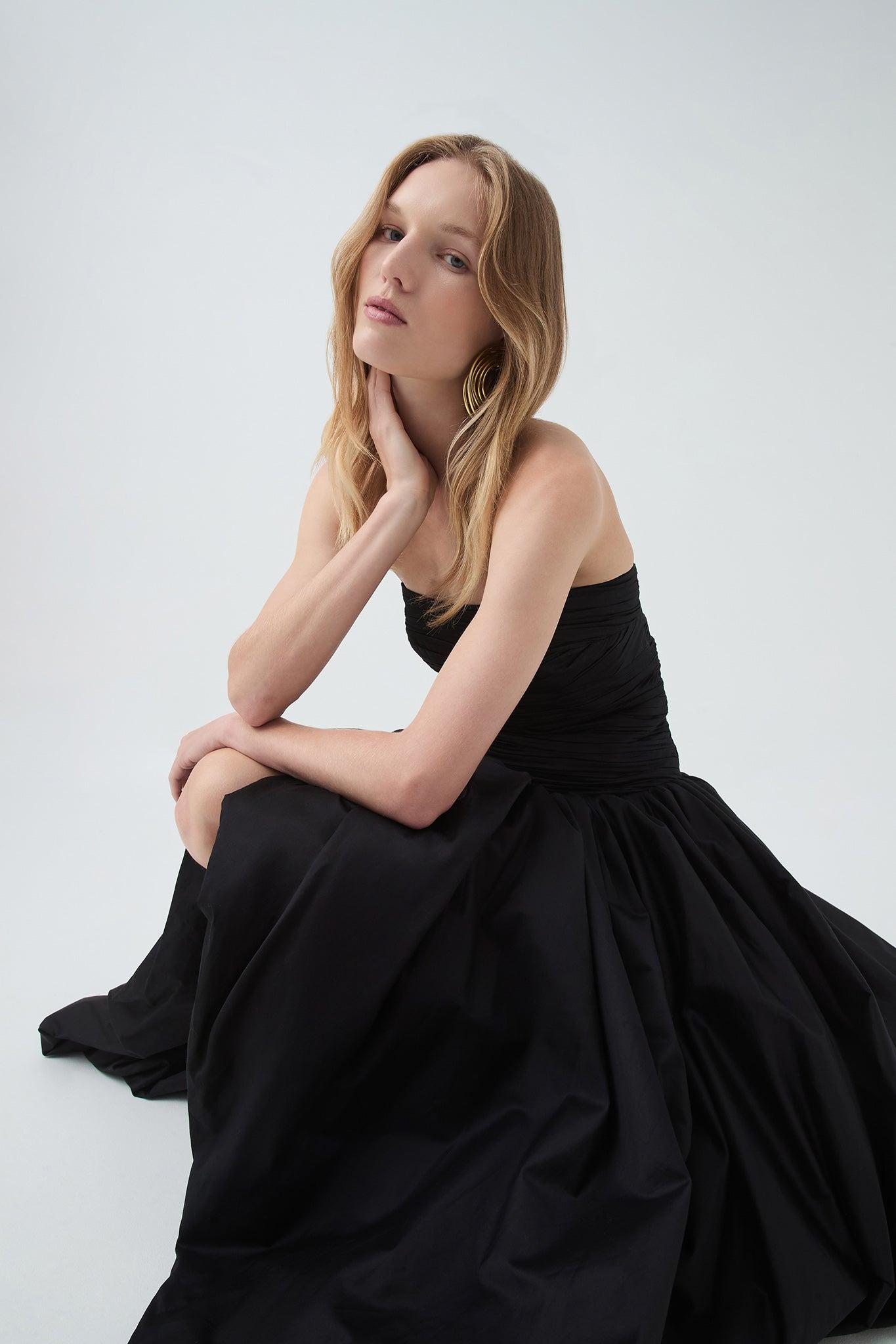 Violette Bubble Hem Maxi Dress Product Image