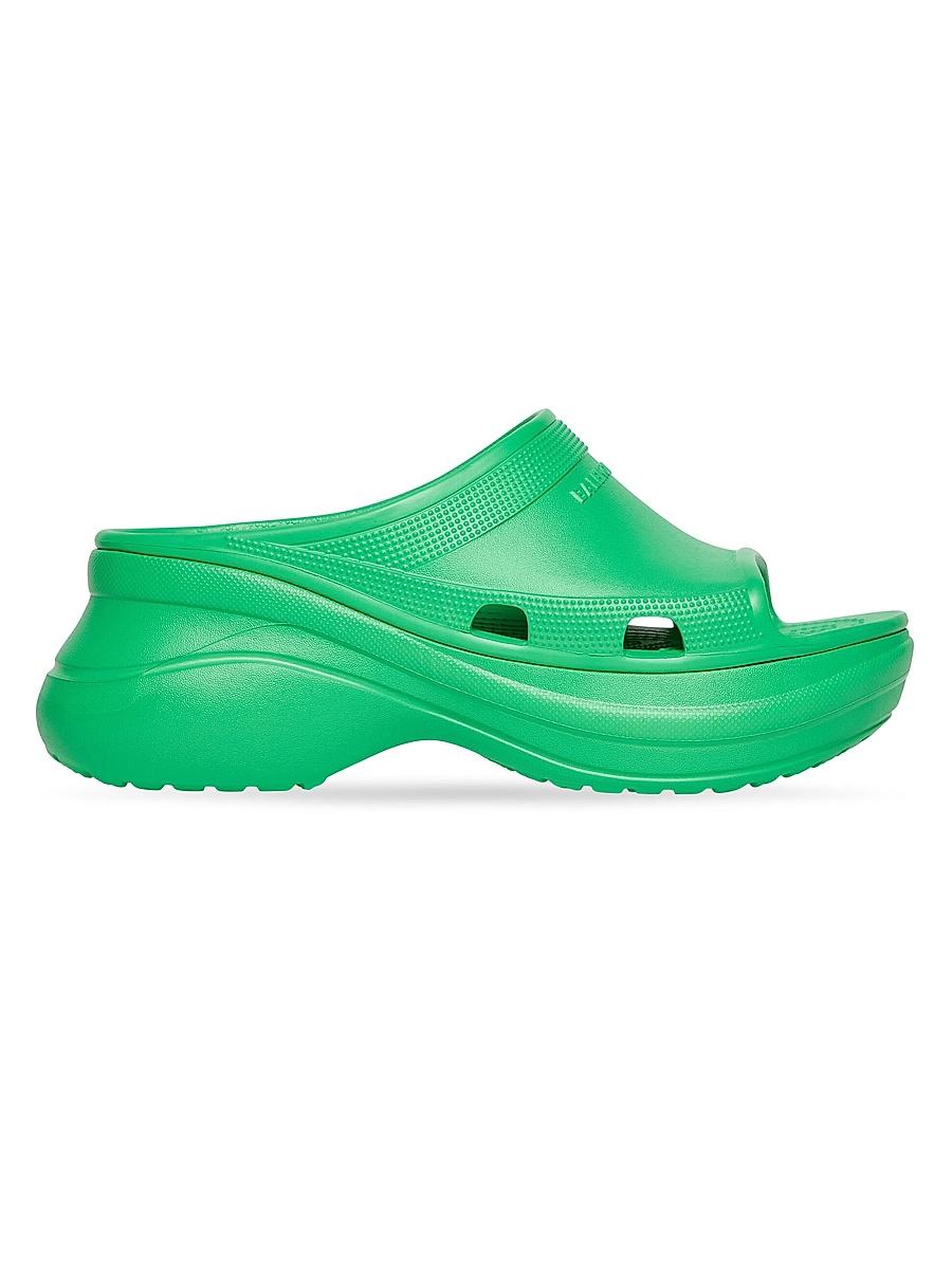 Womens Pool Crocs Slide Sandals Product Image