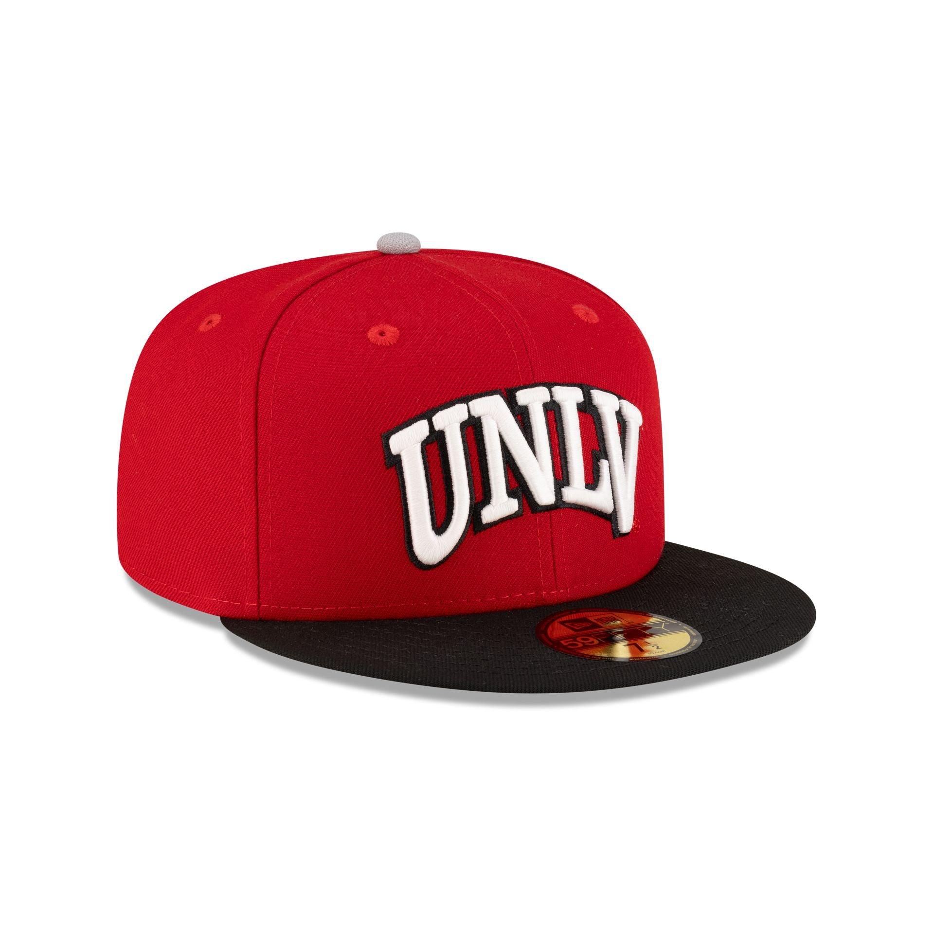 UNLV Runnin' Rebels Scarlet Black 59FIFTY Fitted Hat Male Product Image