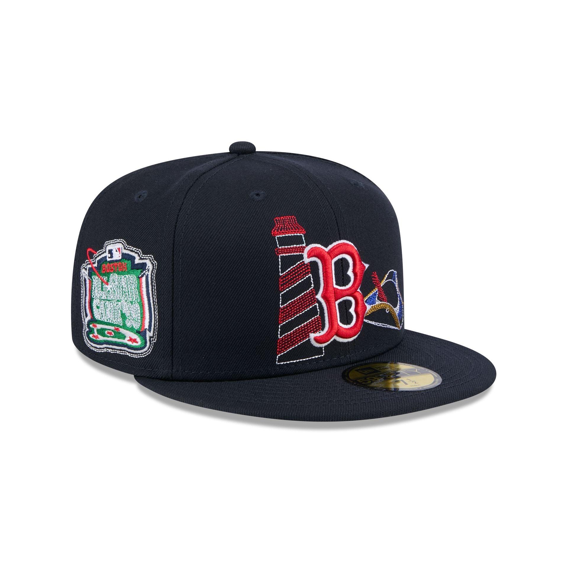 Boston Red Sox State Stitch 59FIFTY Fitted Hat Male Product Image