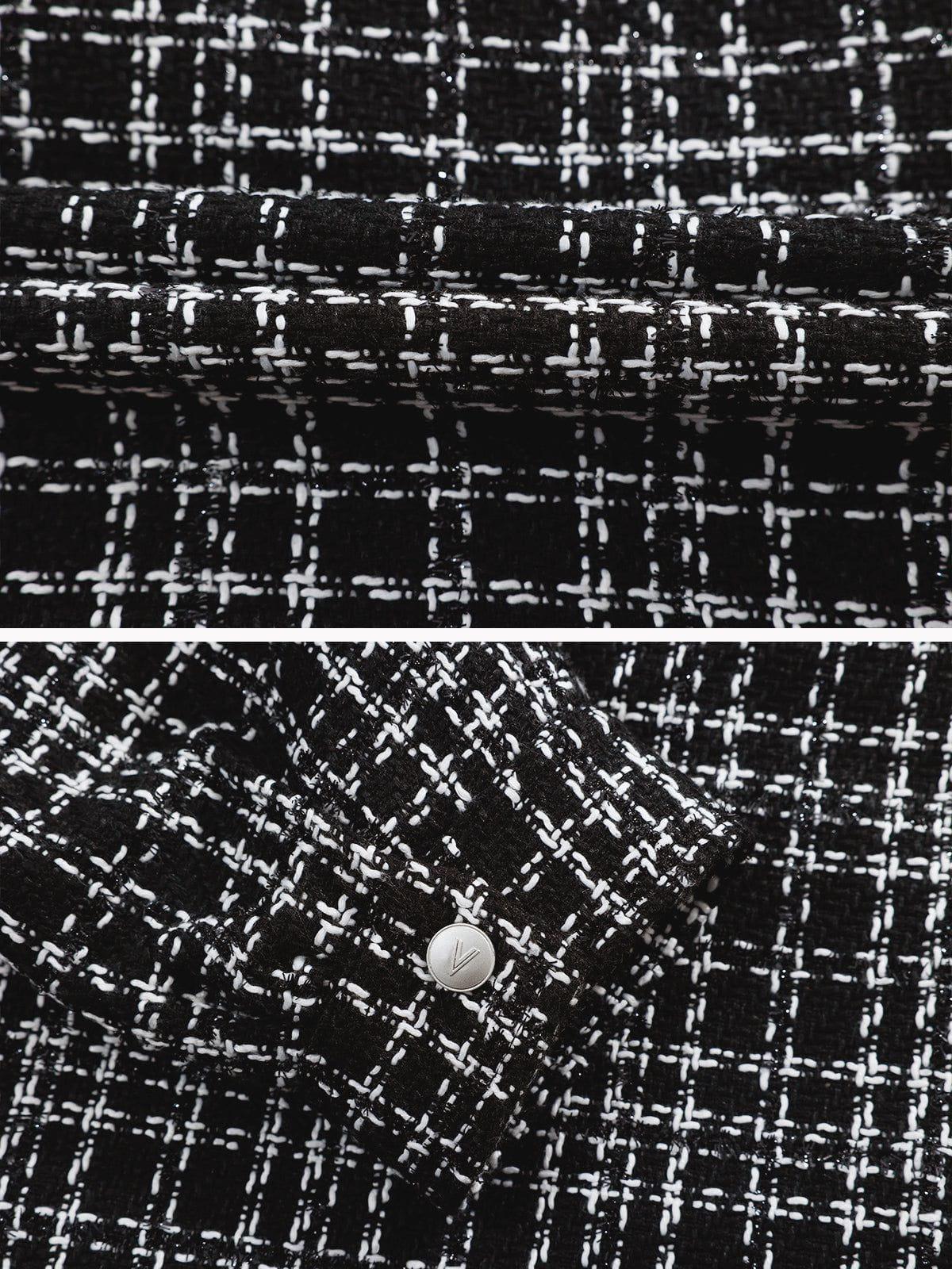 City Of Love Vintage Plaid Jacket Product Image