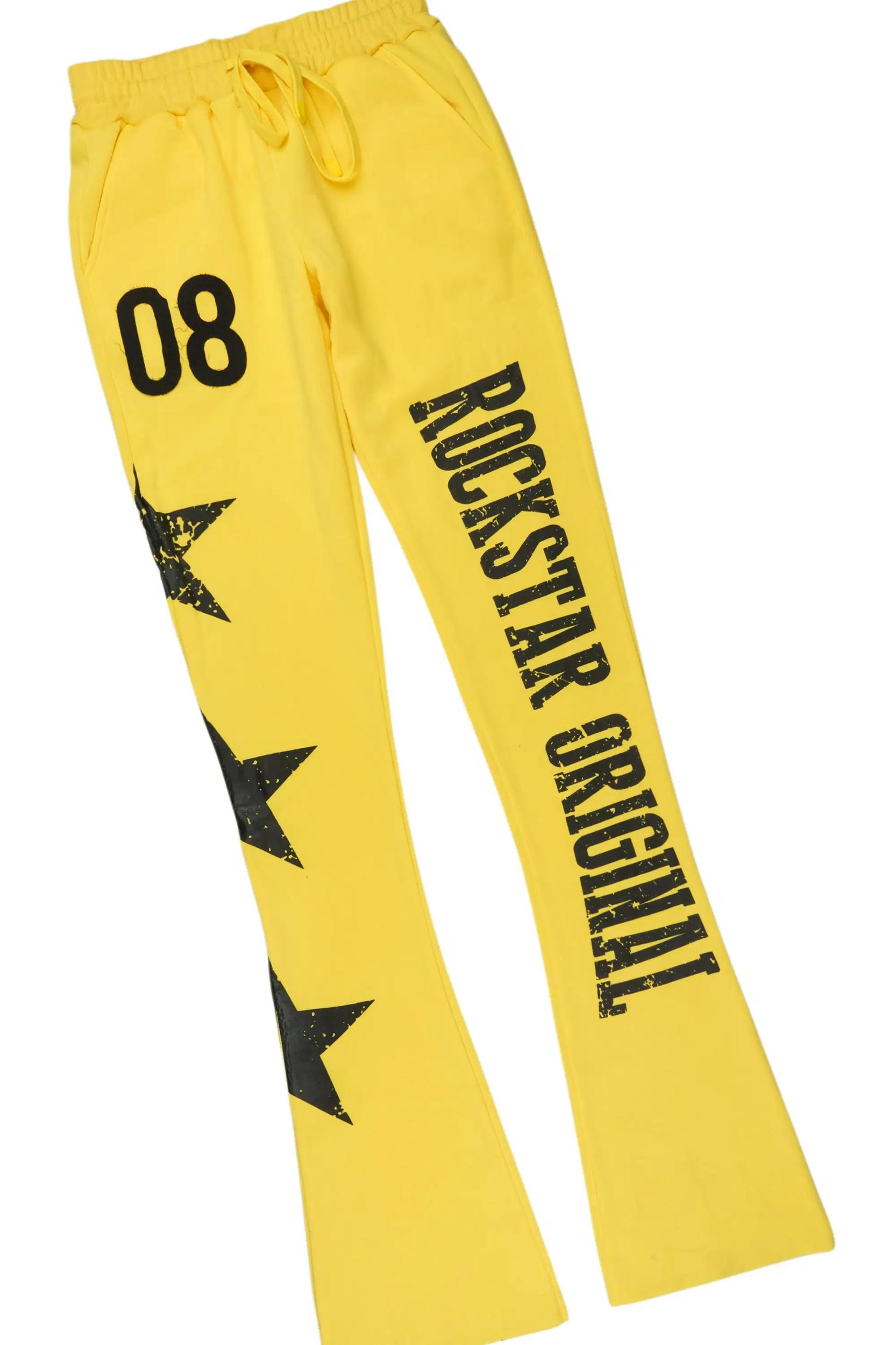 Chavonne Yellow T-Shirt Trackset Female Product Image