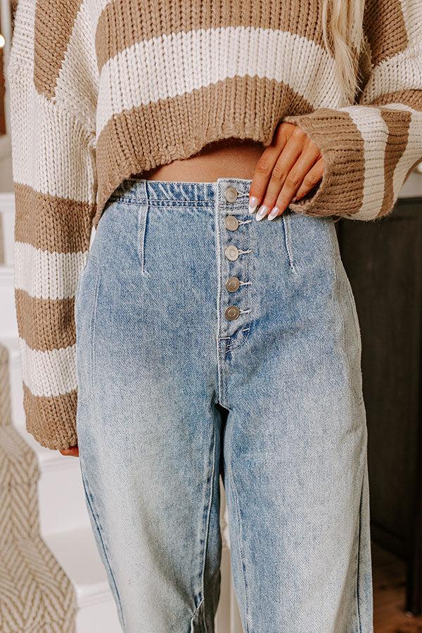 The Violet High Waist Barrel Jean Product Image