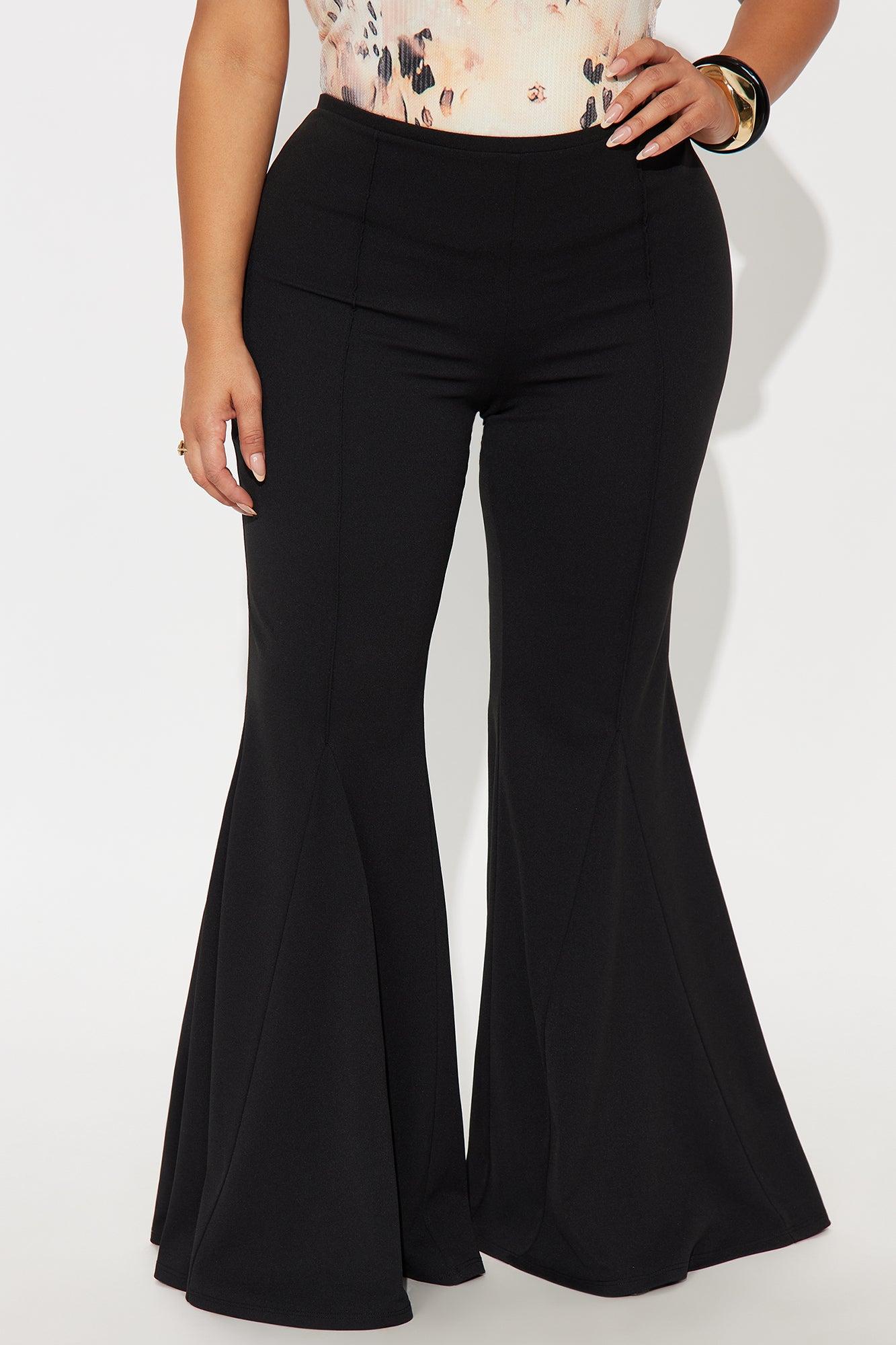 Marysol Crepe Flare Pant - Black Female Product Image