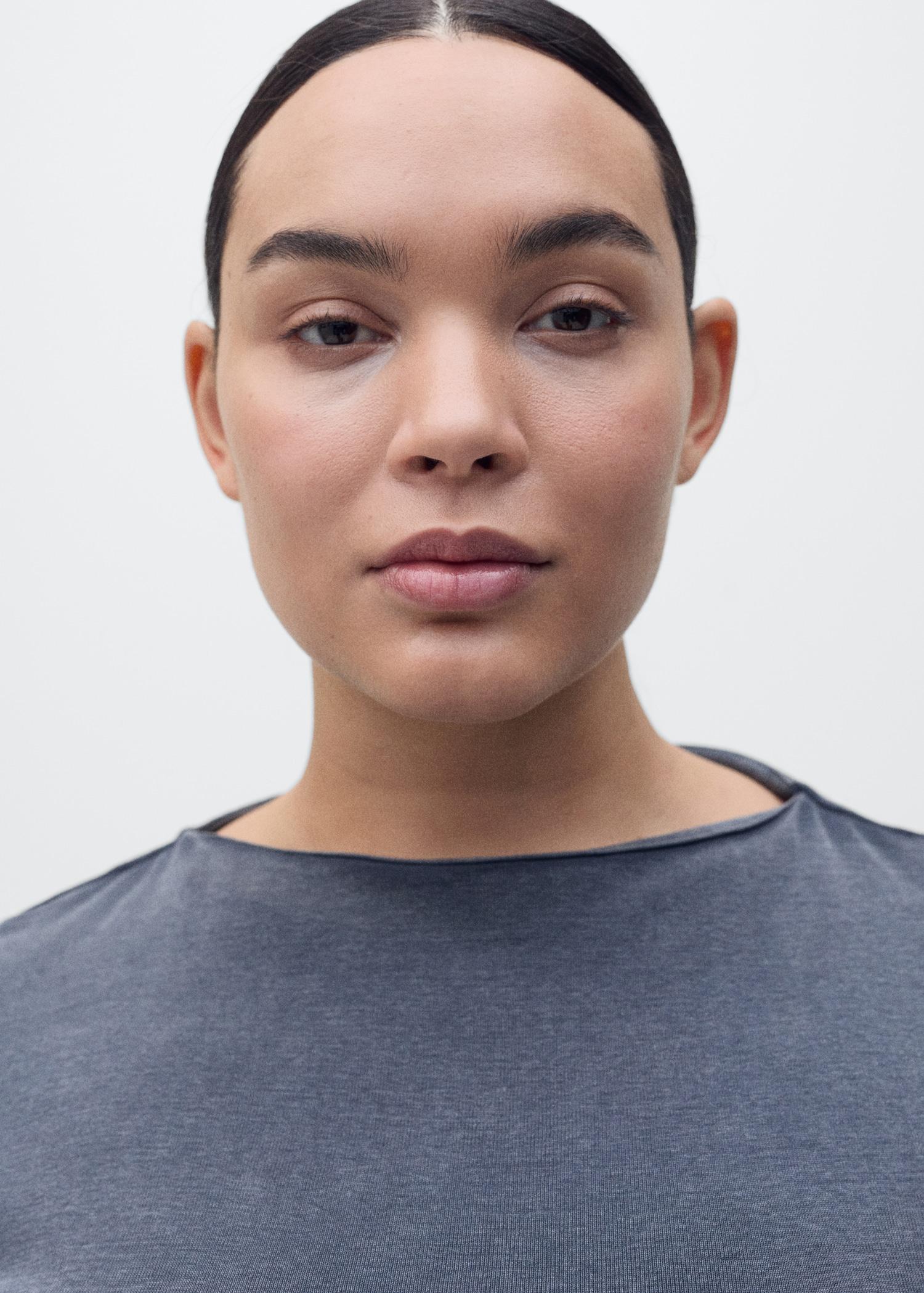 Midi-dress with draped detail - Women | MANGO USA Product Image