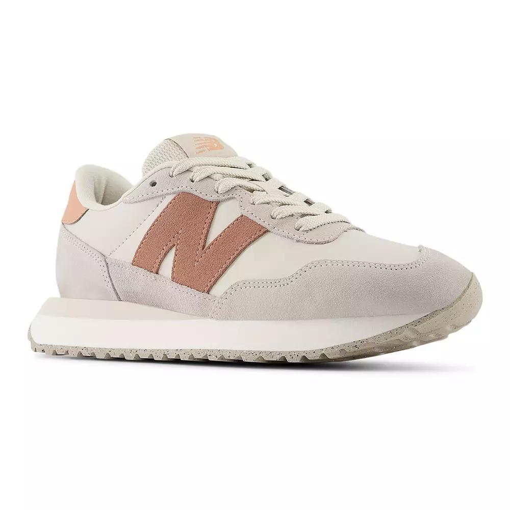 New Balance® 237 Women's Sneakers, Size: 12, White Pink Product Image