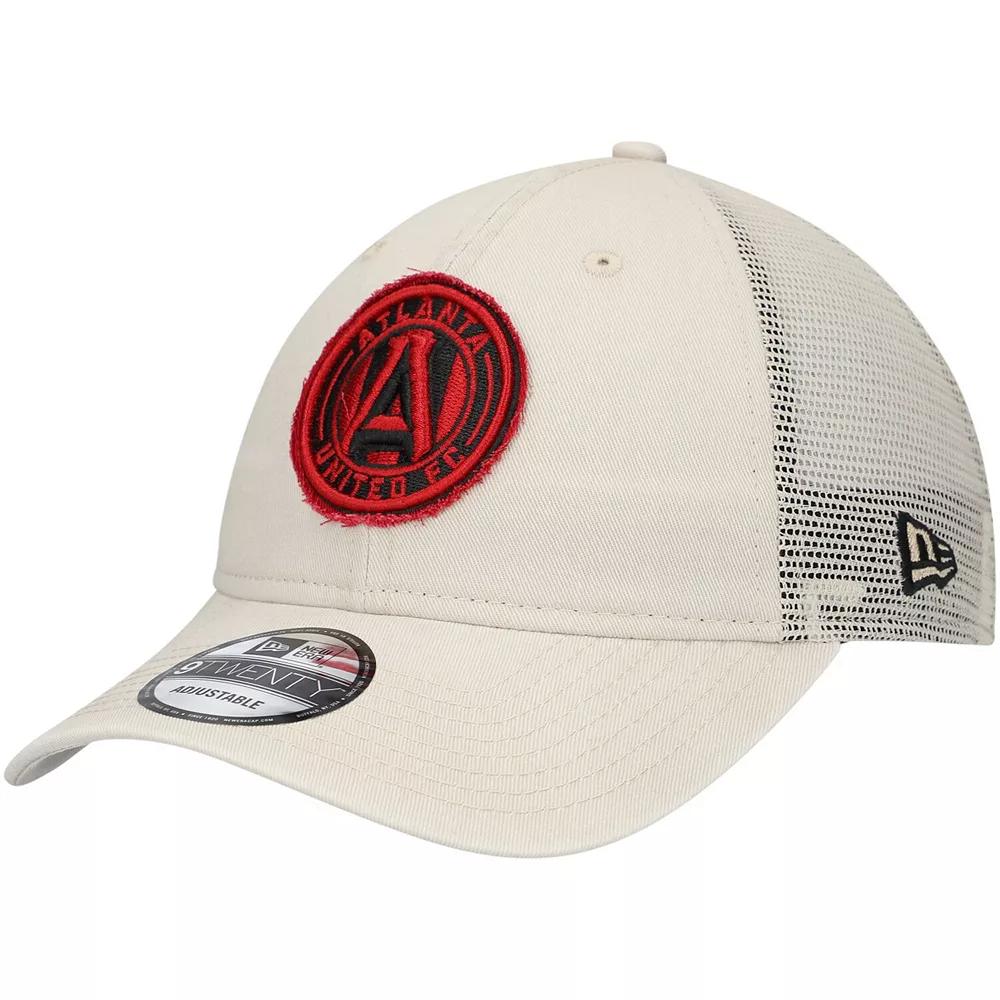 Men's New Era Tan Atlanta United FC Game Day 9TWENTY Adjustable Trucker Hat, Atu Team Product Image