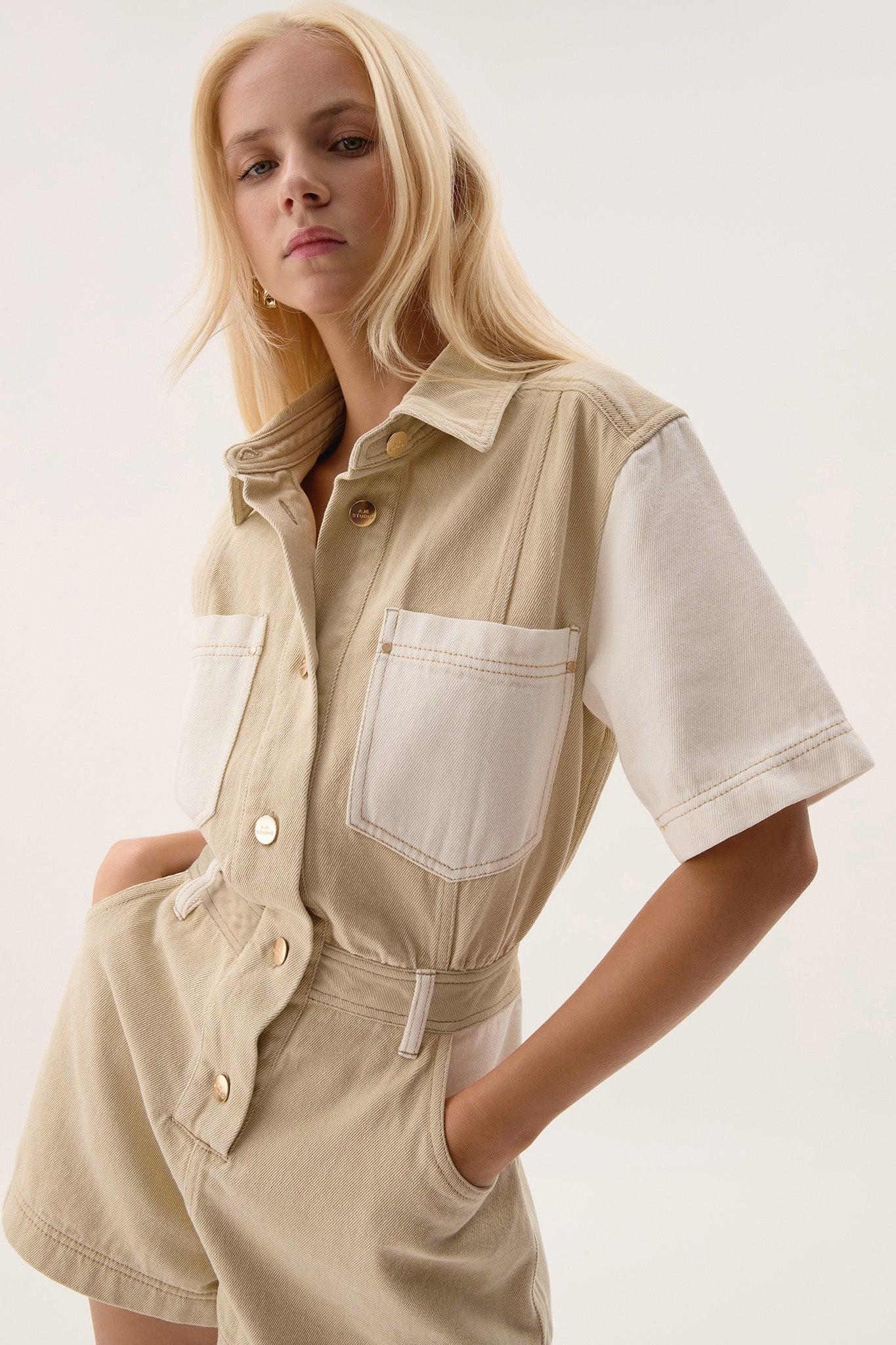 Sadie Denim Playsuit Product Image