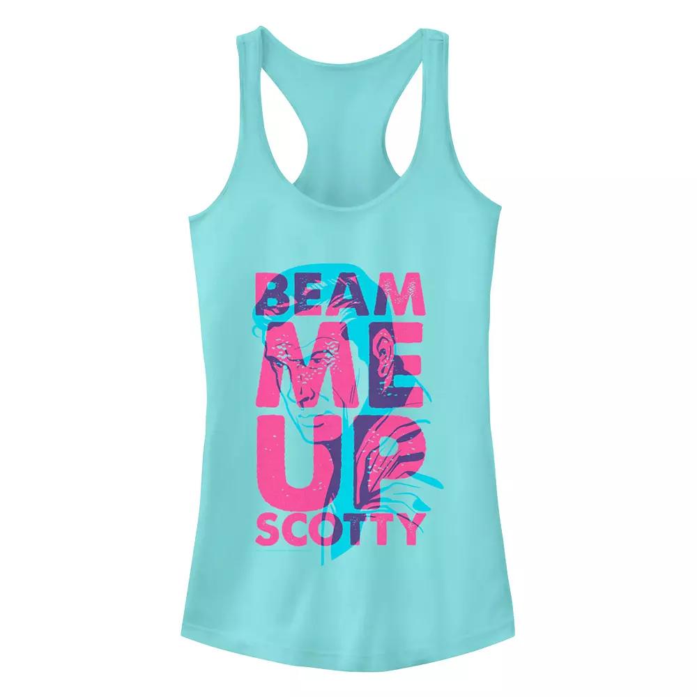 Juniors' Star Trek The Original Series Beam Me Up Racerback Tank Top, Girl's,  Product Image