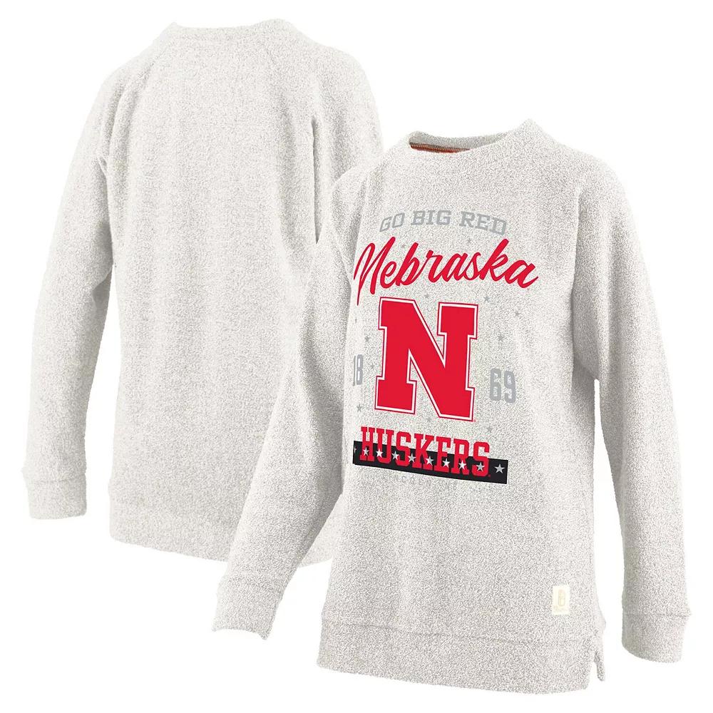 Women's Pressbox Oatmeal Nebraska Huskers Plus  Product Image