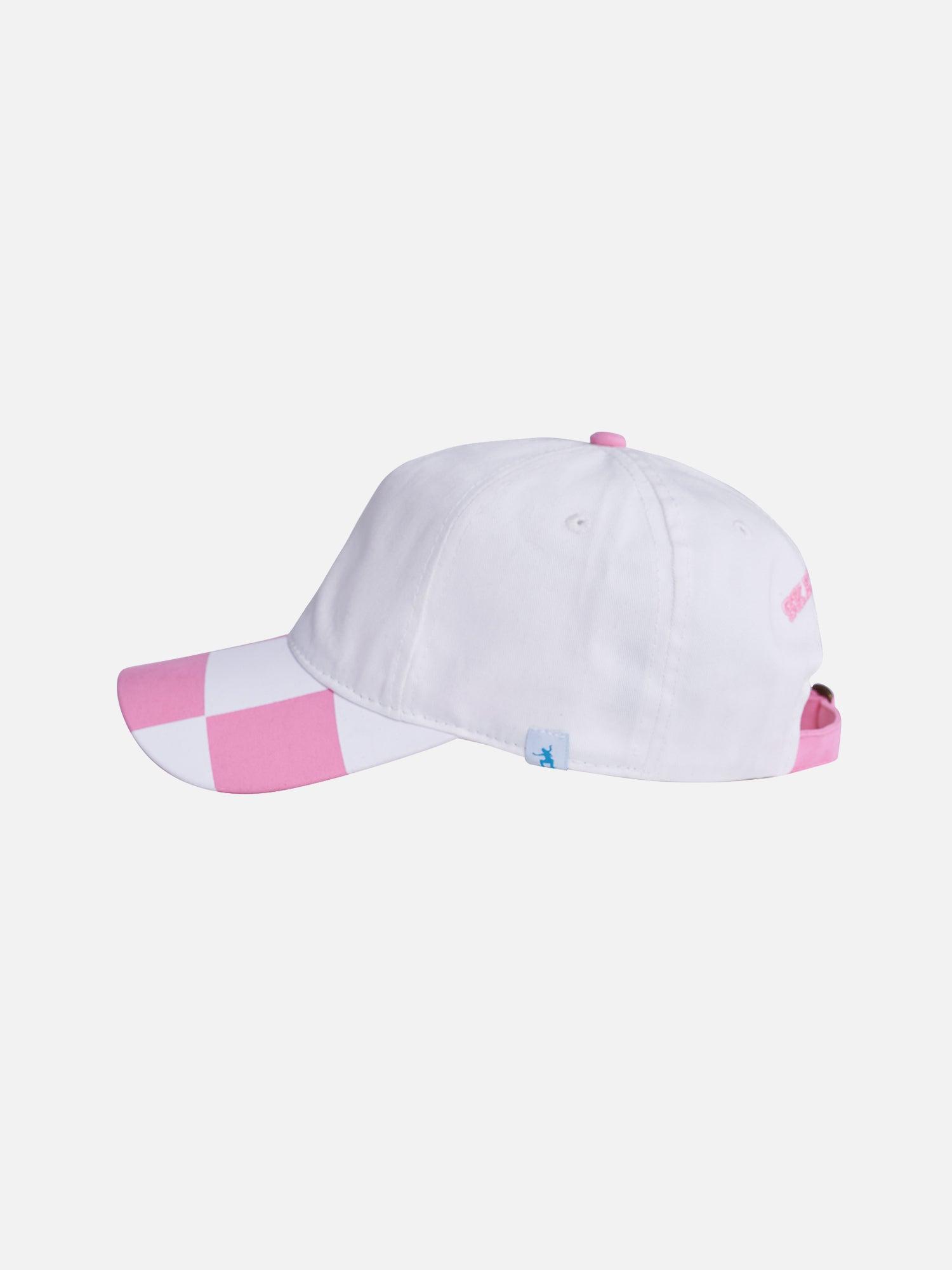 Rose Checkered Hat Product Image