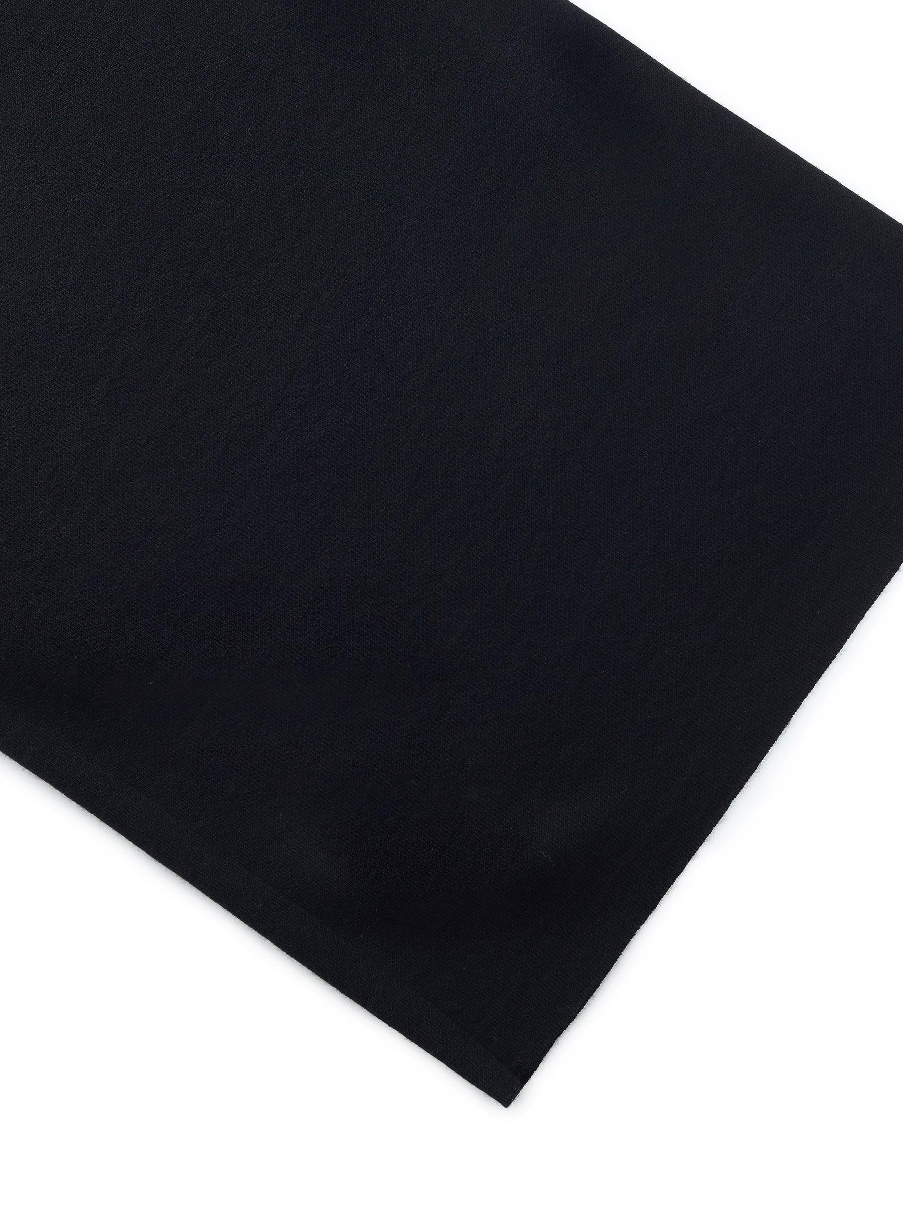 Wool Blend Drawstring Waist Women Straight Leg Knit Pants Product Image