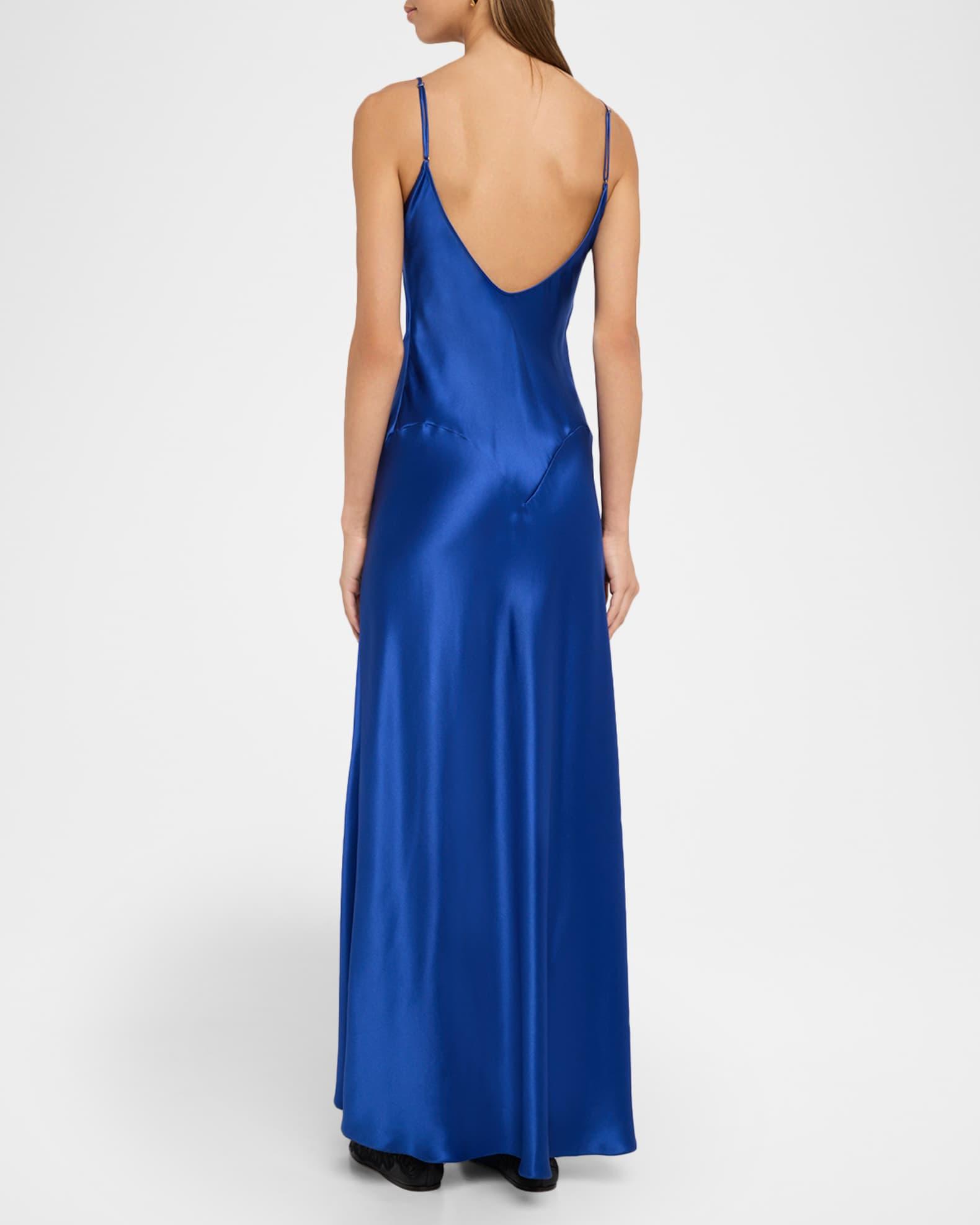 Jesaba Scoop-Neck Silk Maxi Slip Dress Product Image