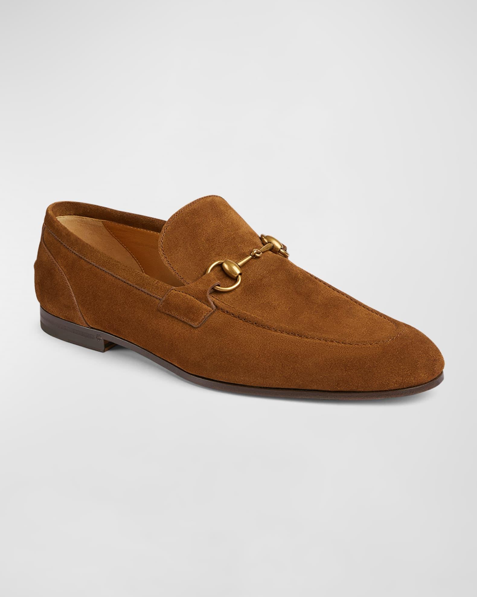 Mens Suede Horsebit Loafers Product Image