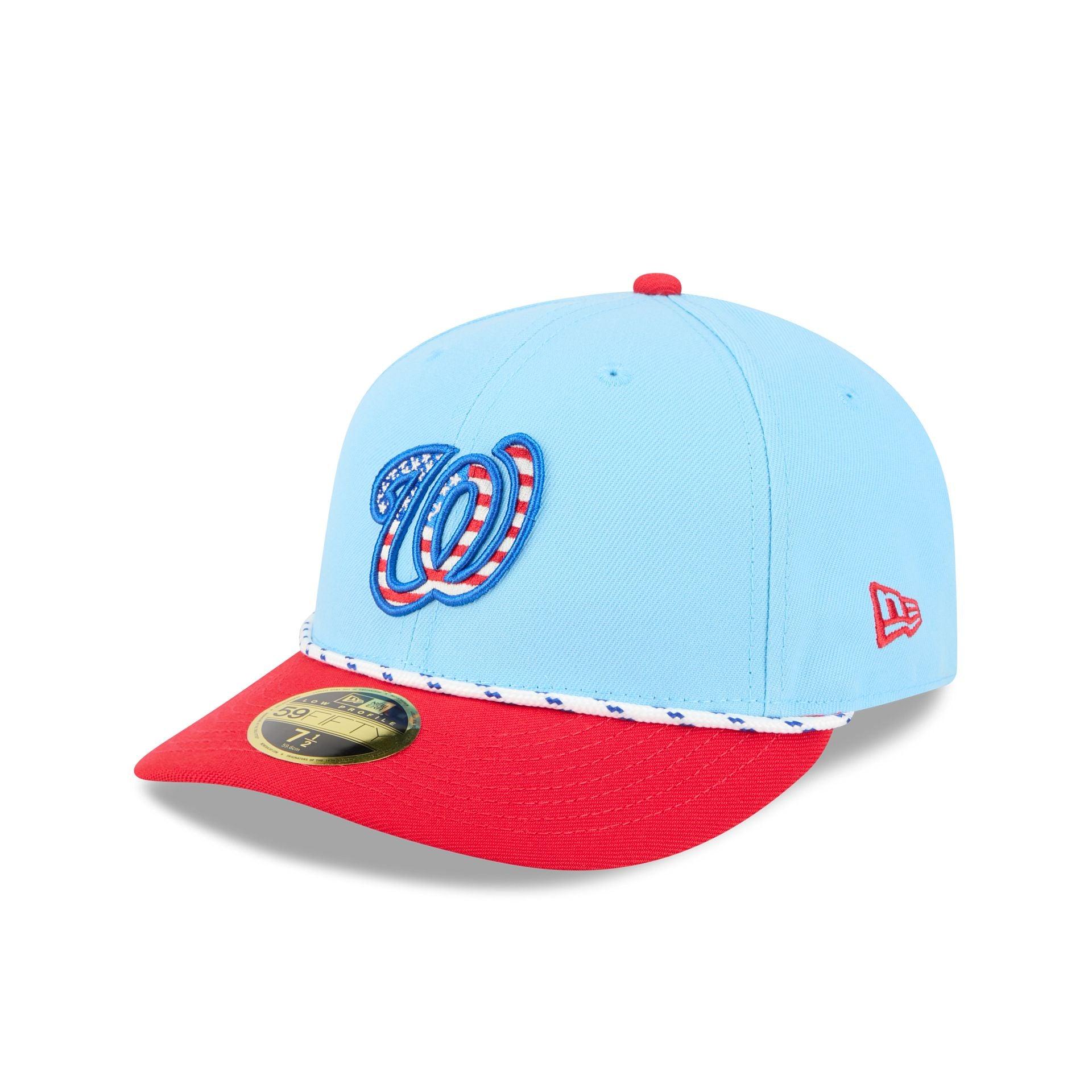 Washington Nationals Independence Day 2025 Low Profile 59FIFTY Fitted Hat Male Product Image