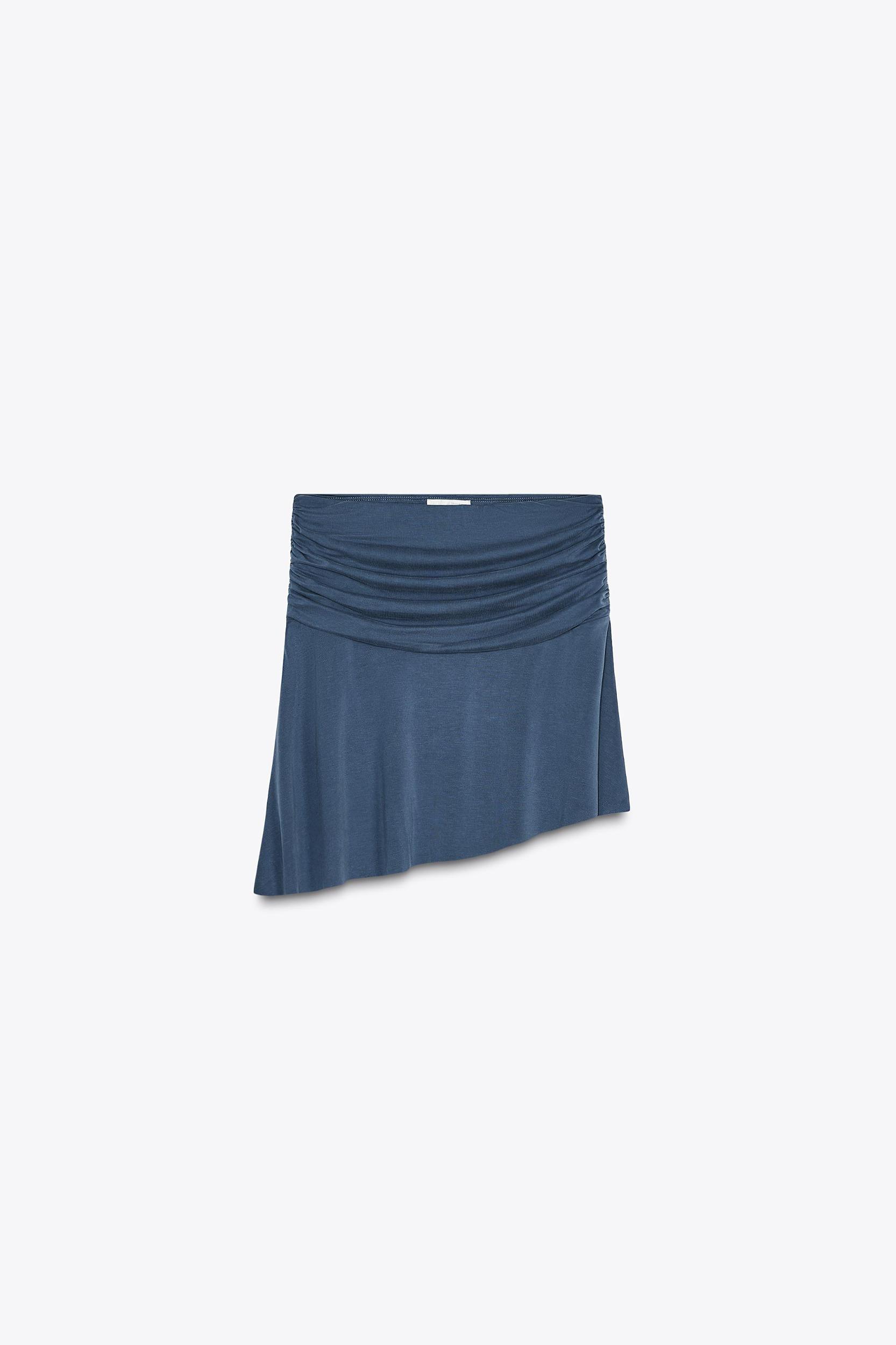 ASYMMETRIC MINI SKIRT Product Image