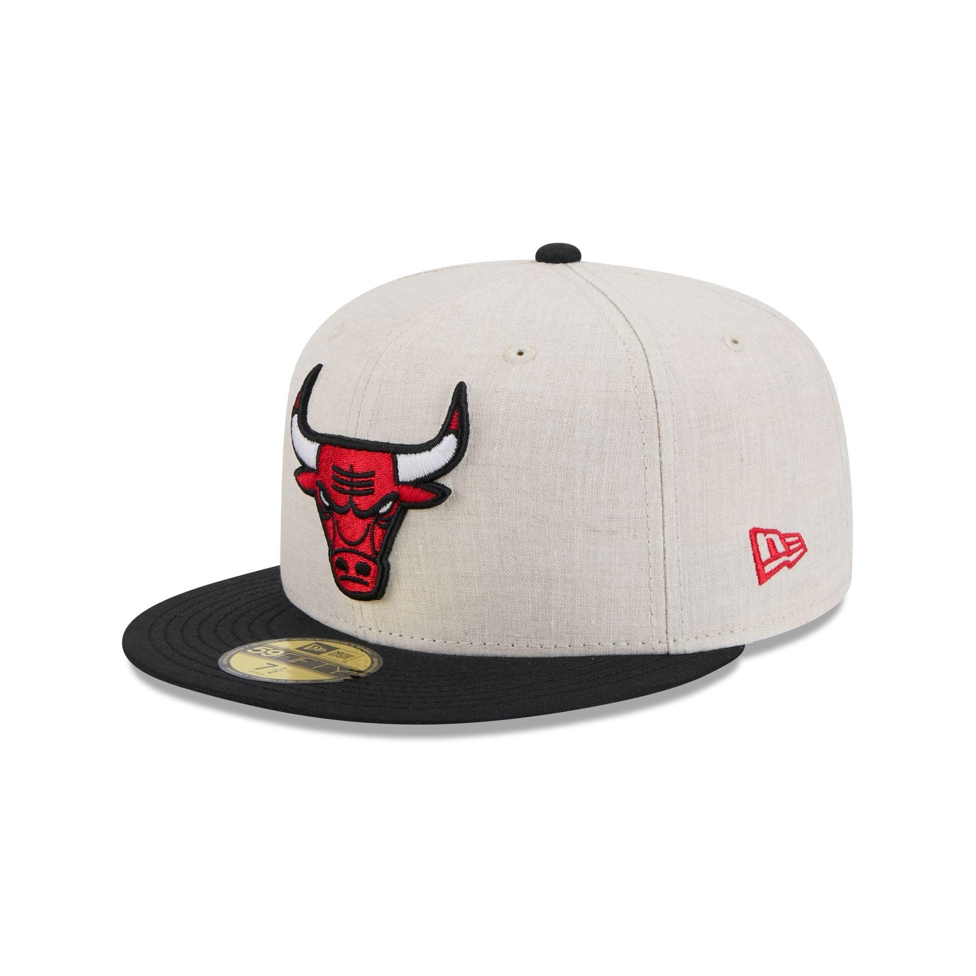 Chicago Bulls Linen 59FIFTY Fitted Hat Male Product Image