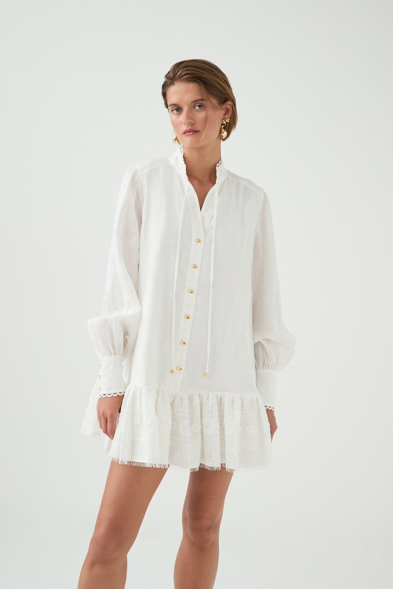 Cloud Embroidered Dress Product Image