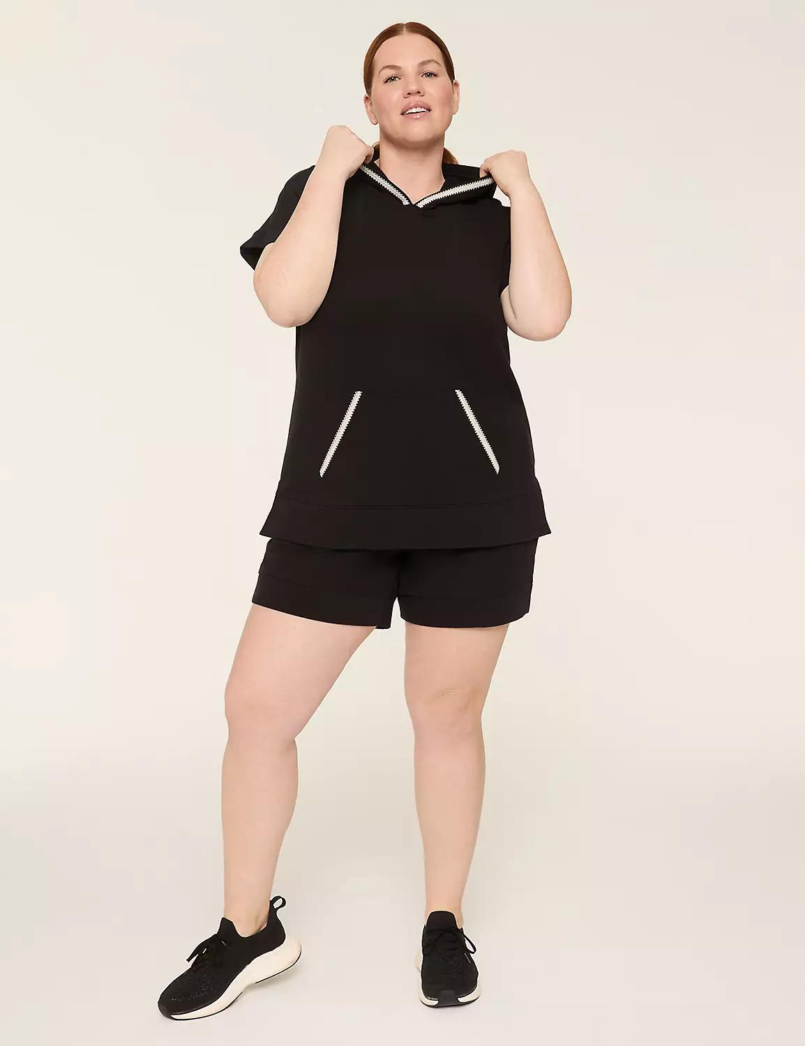 LIVI French Terry Crochet-Trim Short Product Image