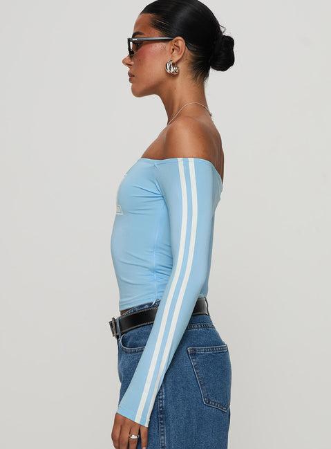 One And Only Long Sleeve Top Blue Product Image
