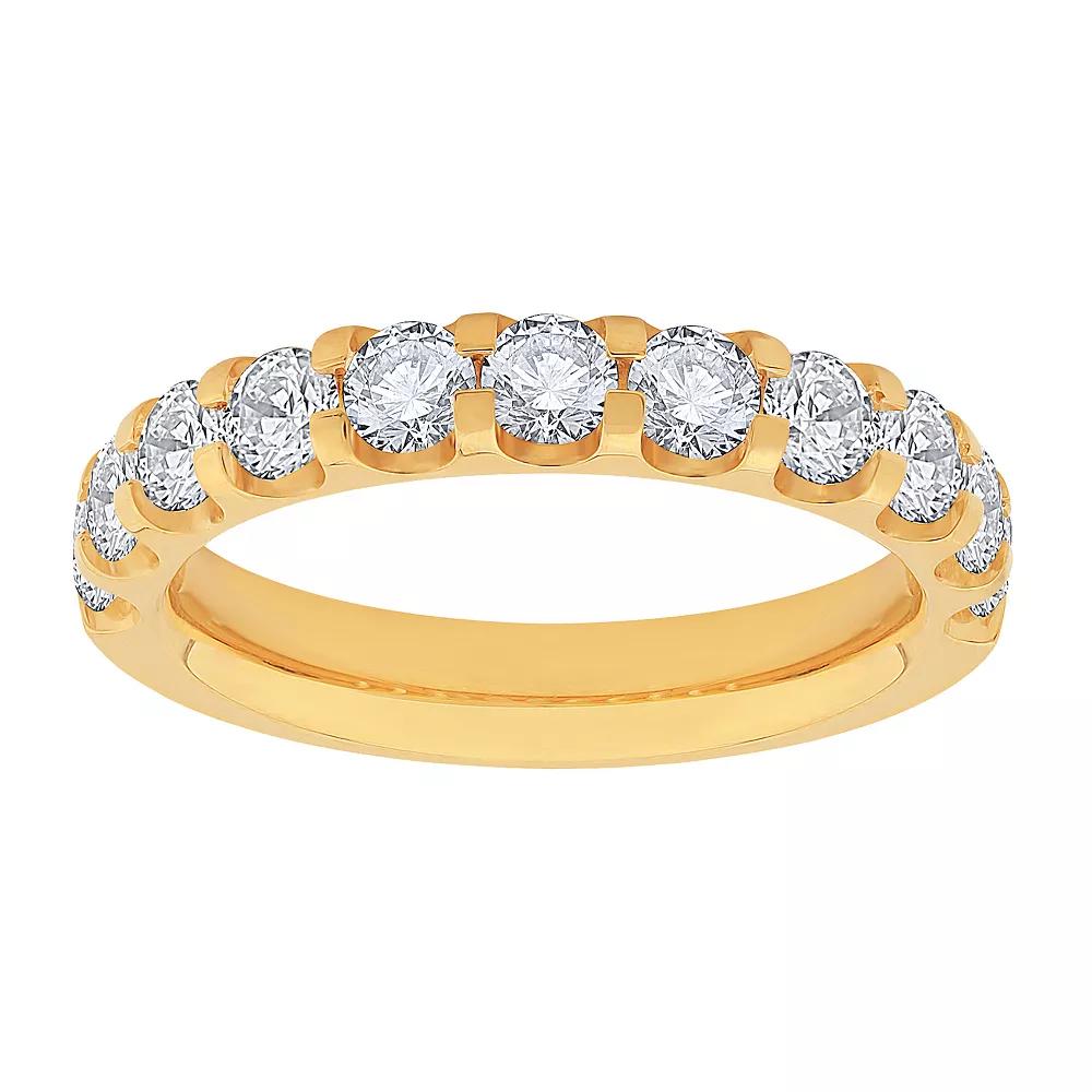 Diamond Medley 14k Gold 1 1/2 Carat T.W. Lab-Grown Diamond Ring, Women's, Size: 6 Product Image