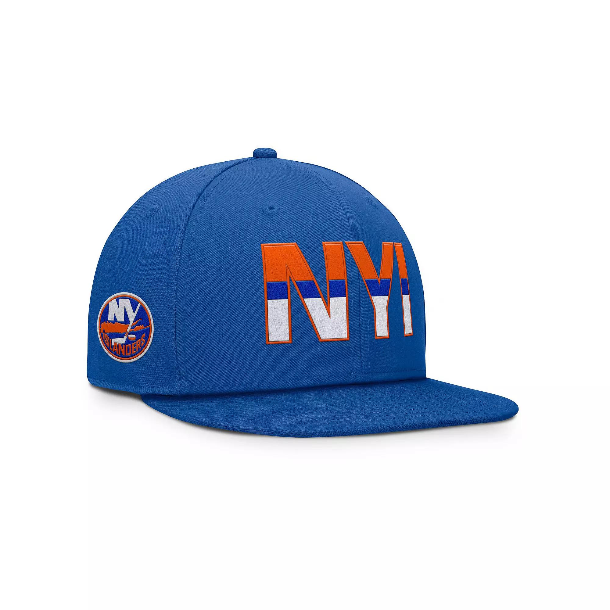 Men's Fanatics Royal New York Islanders Authentic Pro Rink Snapback Hat, Isl Blue Product Image
