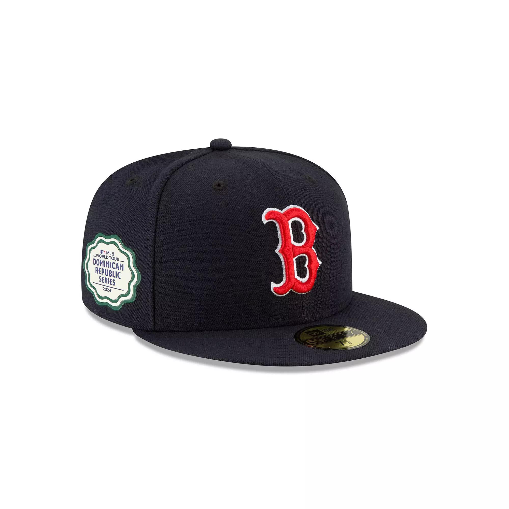 Men's New Era Navy Boston Red Sox 2024 MLB World Tour: Dominican Republic Series 59FIFTY Fitted Hat, Size: 8, Blue Product Image